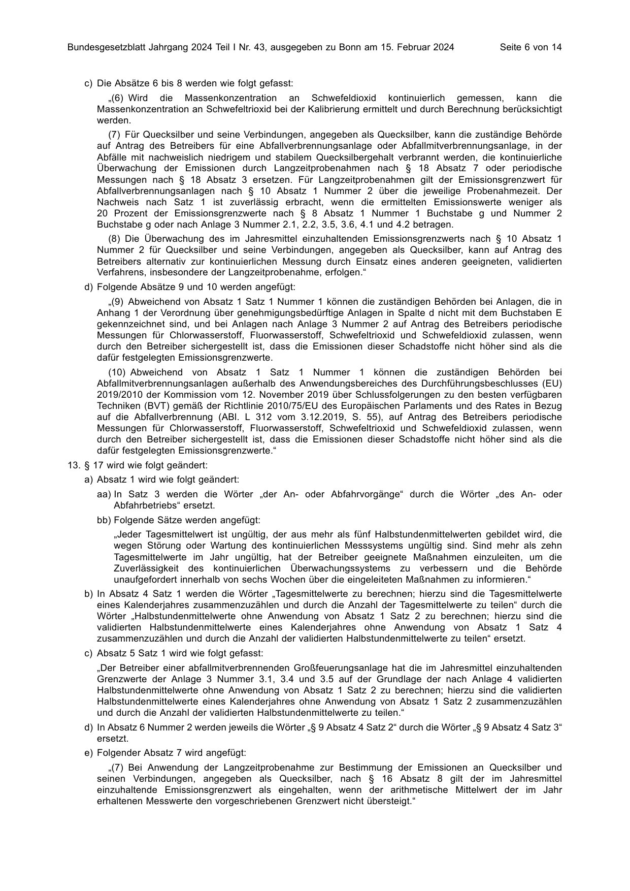 BGBl. 2024, Seite 6 — Originalseite als Abbildung