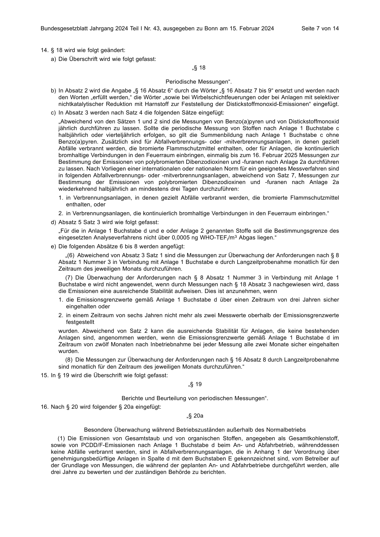 BGBl. 2024, Seite 7 — Originalseite als Abbildung