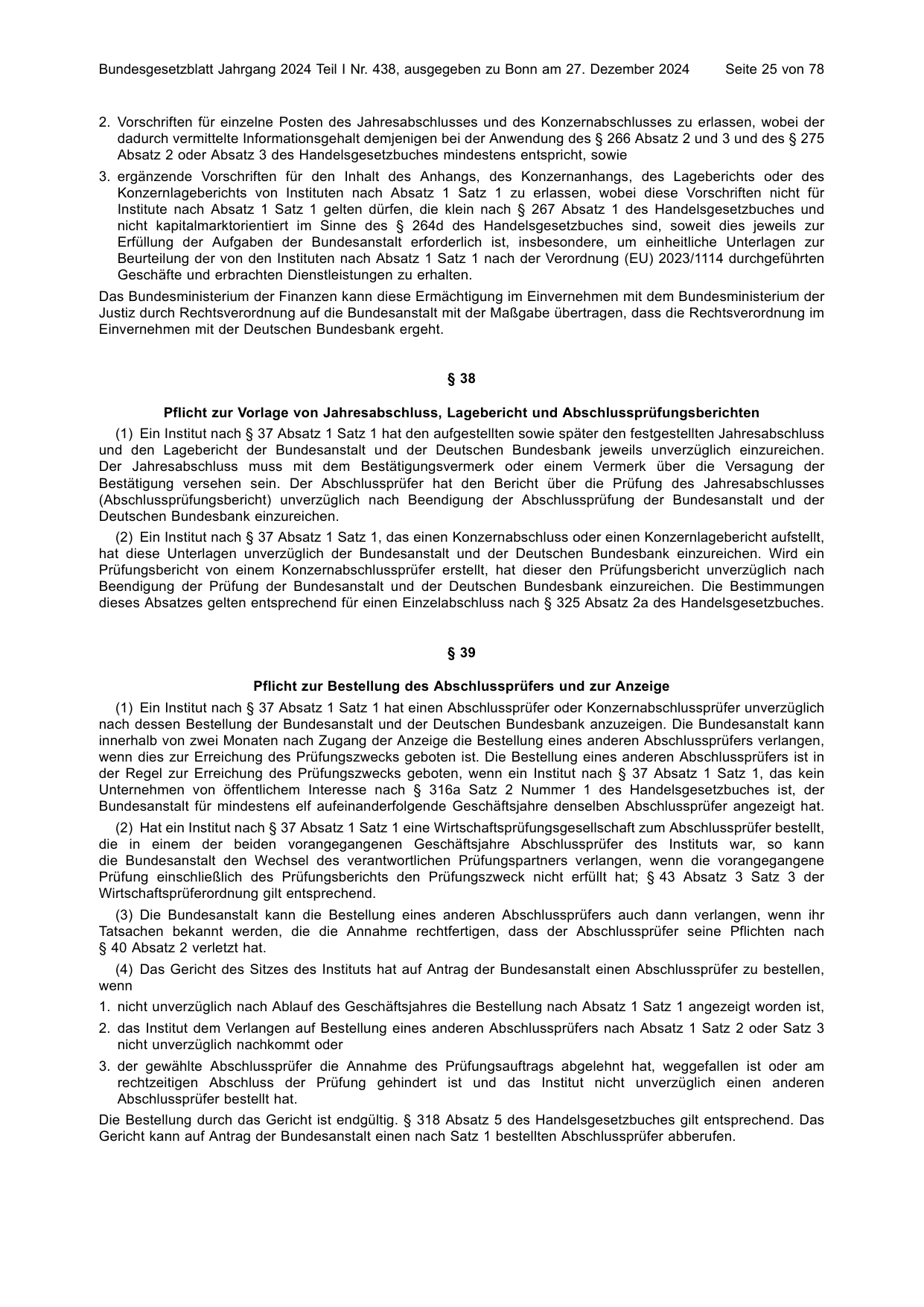 BGBl. 2024, Seite 25 — Originalseite als Abbildung