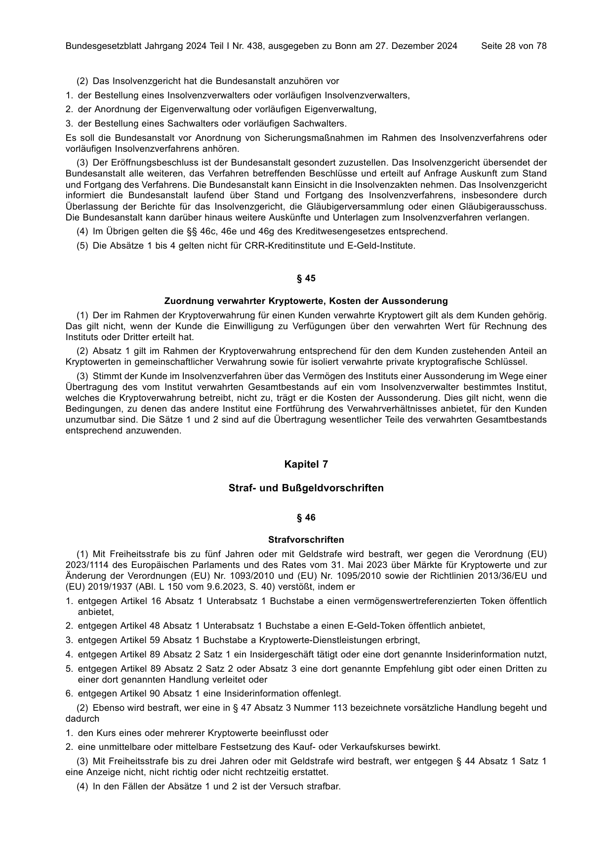 BGBl. 2024, Seite 28 — Originalseite als Abbildung