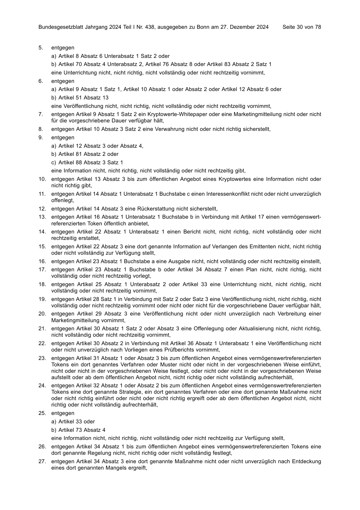 BGBl. 2024, Seite 30 — Originalseite als Abbildung