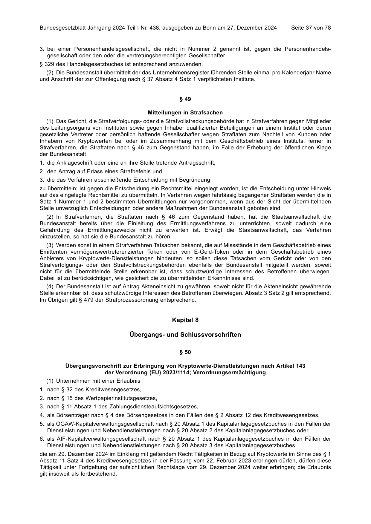 BGBl. 2024, Seite 37 — Originalseite als Abbildung