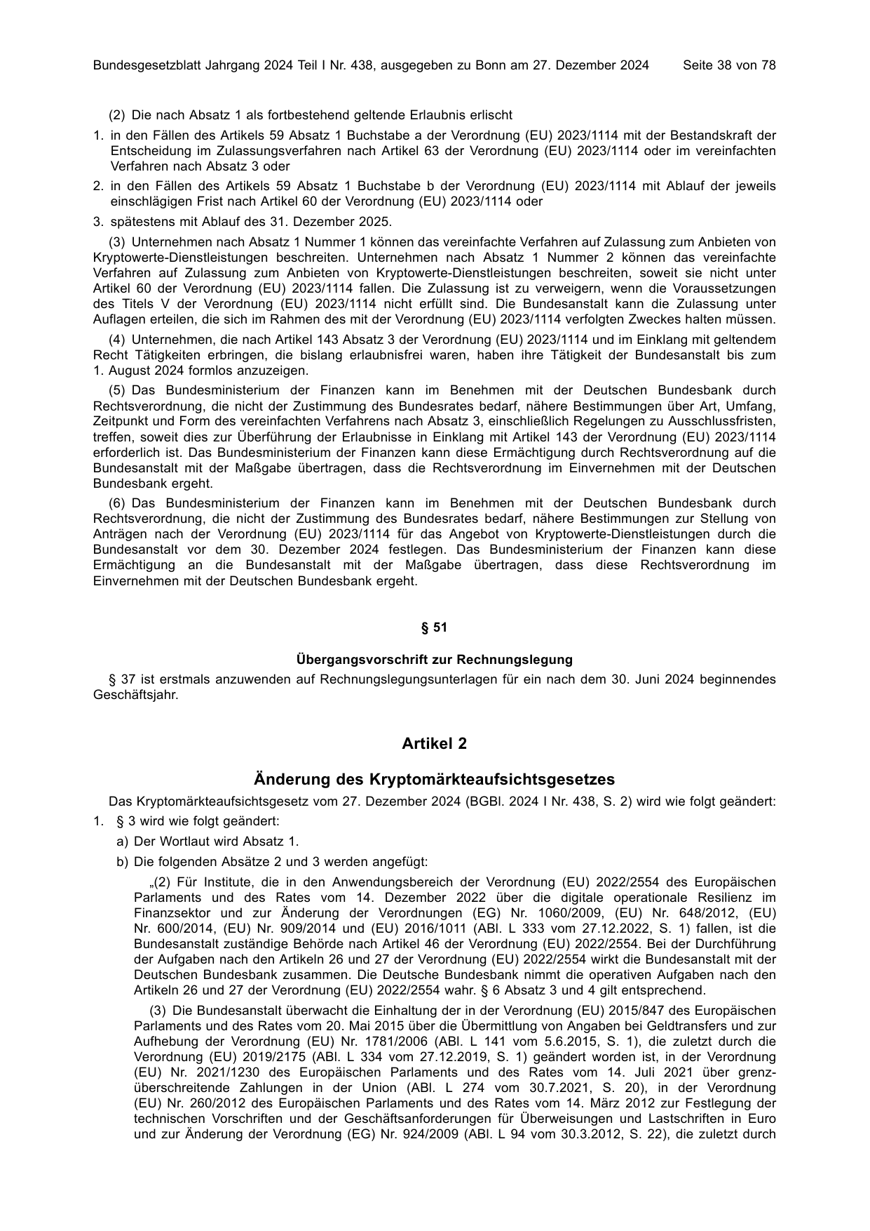 BGBl. 2024, Seite 38 — Originalseite als Abbildung