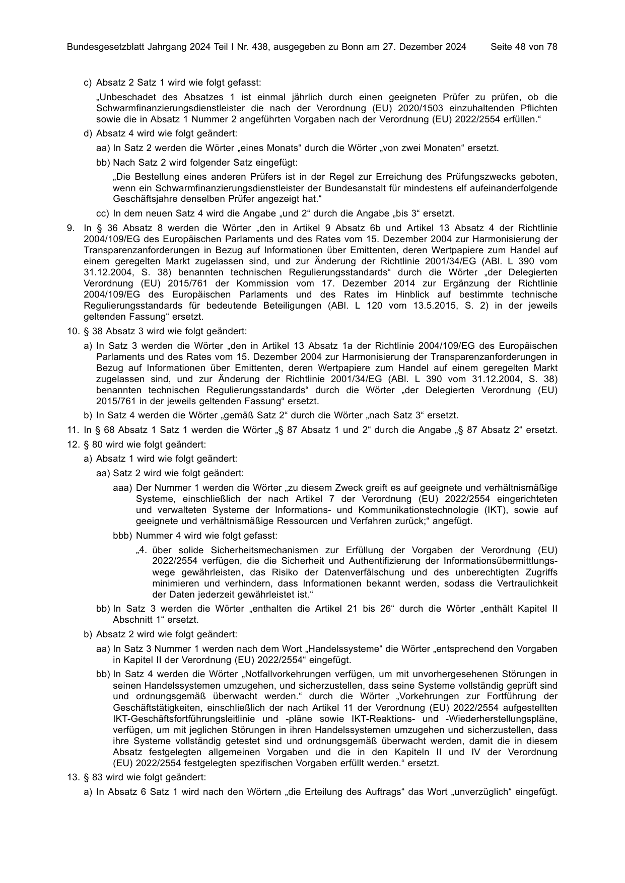 BGBl. 2024, Seite 48 — Originalseite als Abbildung