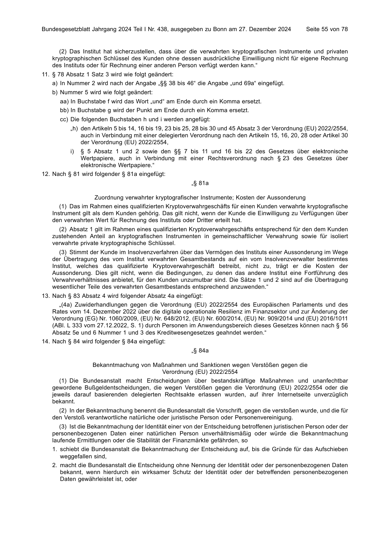 BGBl. 2024, Seite 55 — Originalseite als Abbildung