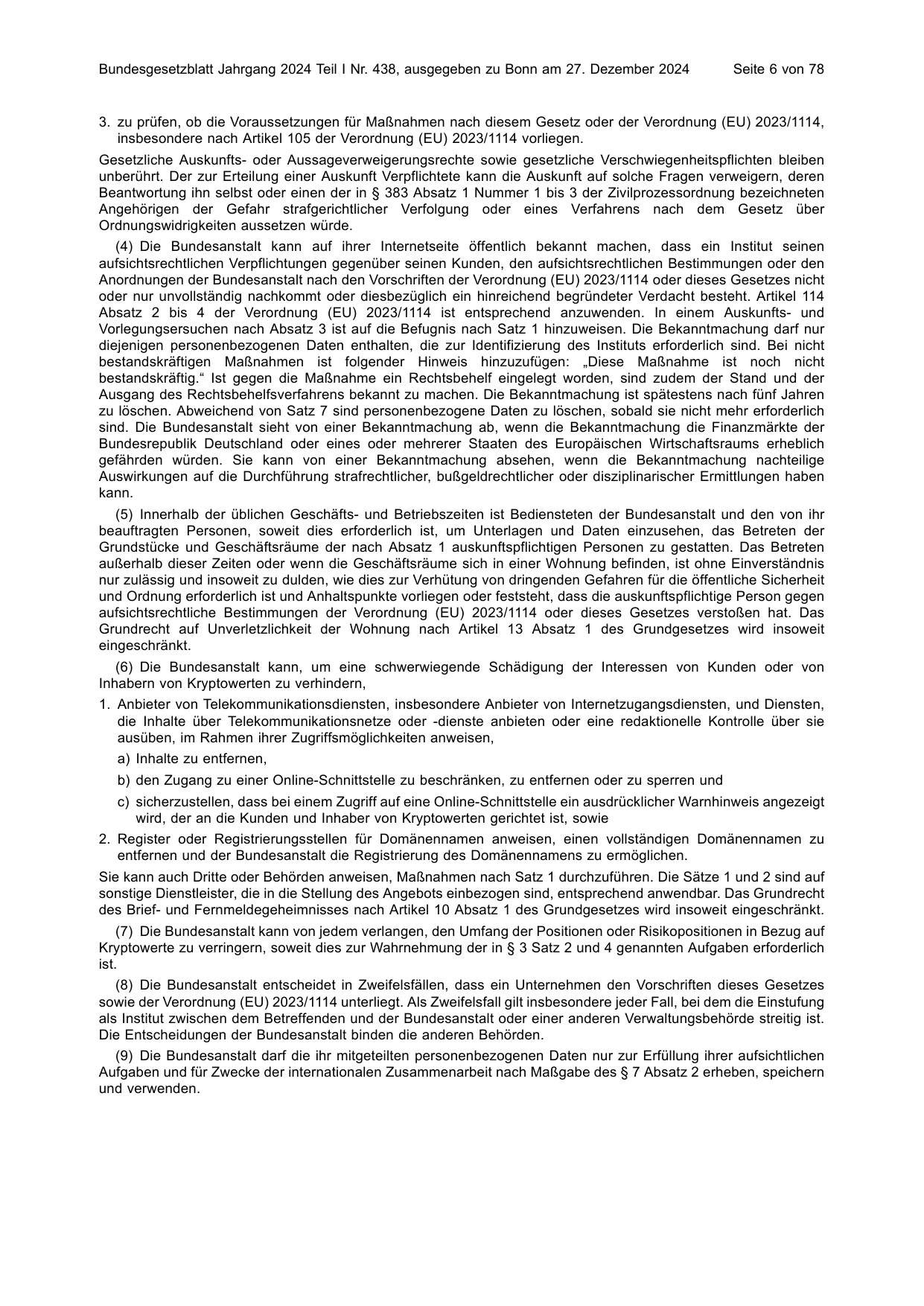 BGBl. 2024, Seite 6 — Originalseite als Abbildung