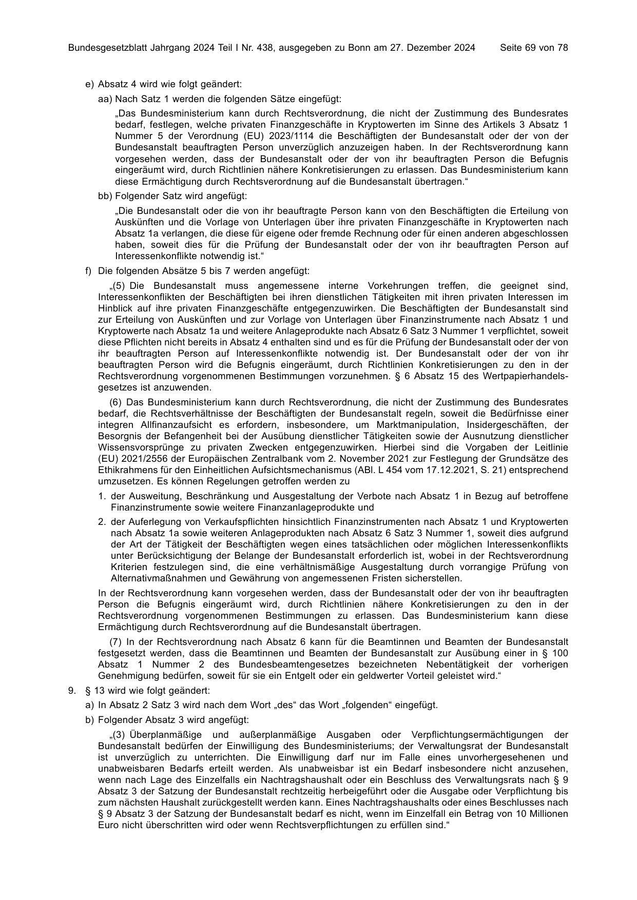 BGBl. 2024, Seite 69 — Originalseite als Abbildung