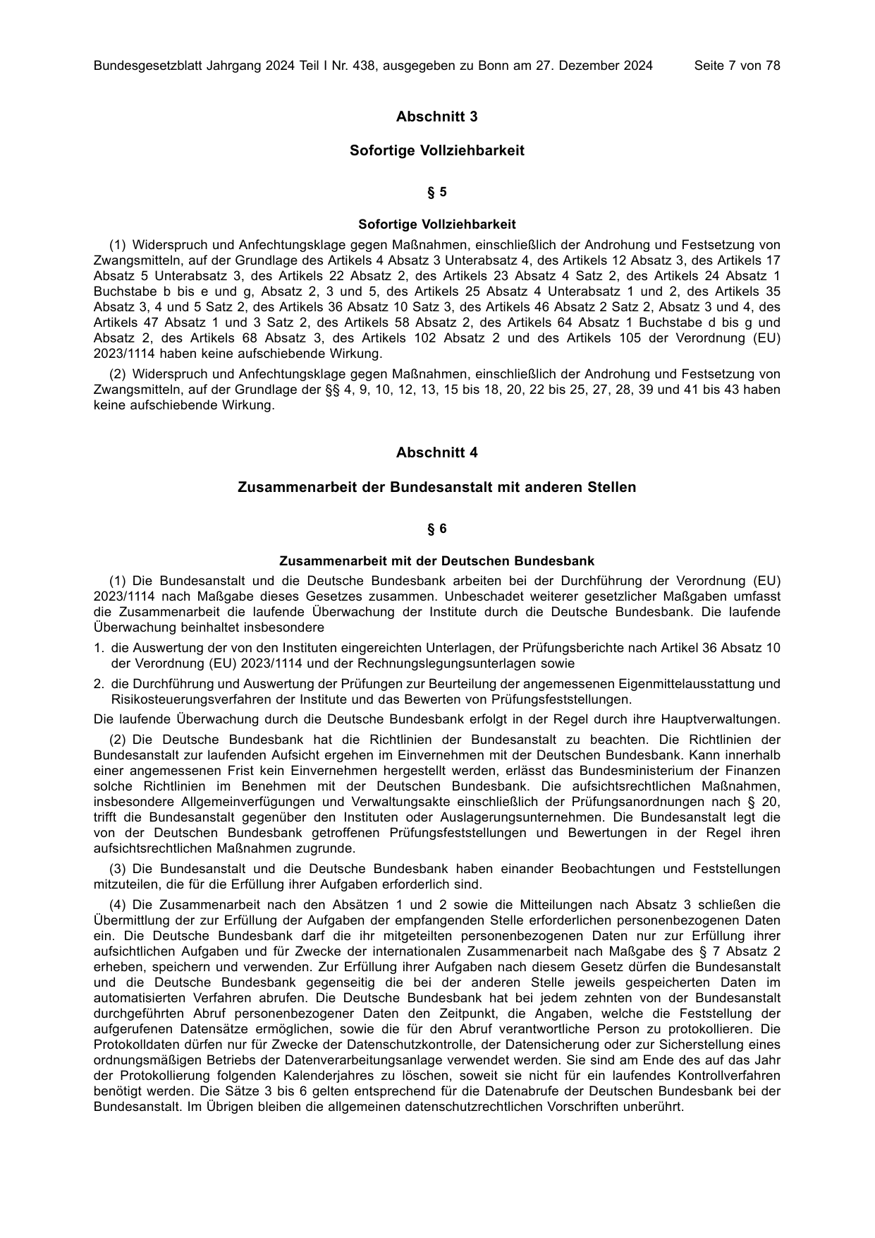BGBl. 2024, Seite 7 — Originalseite als Abbildung