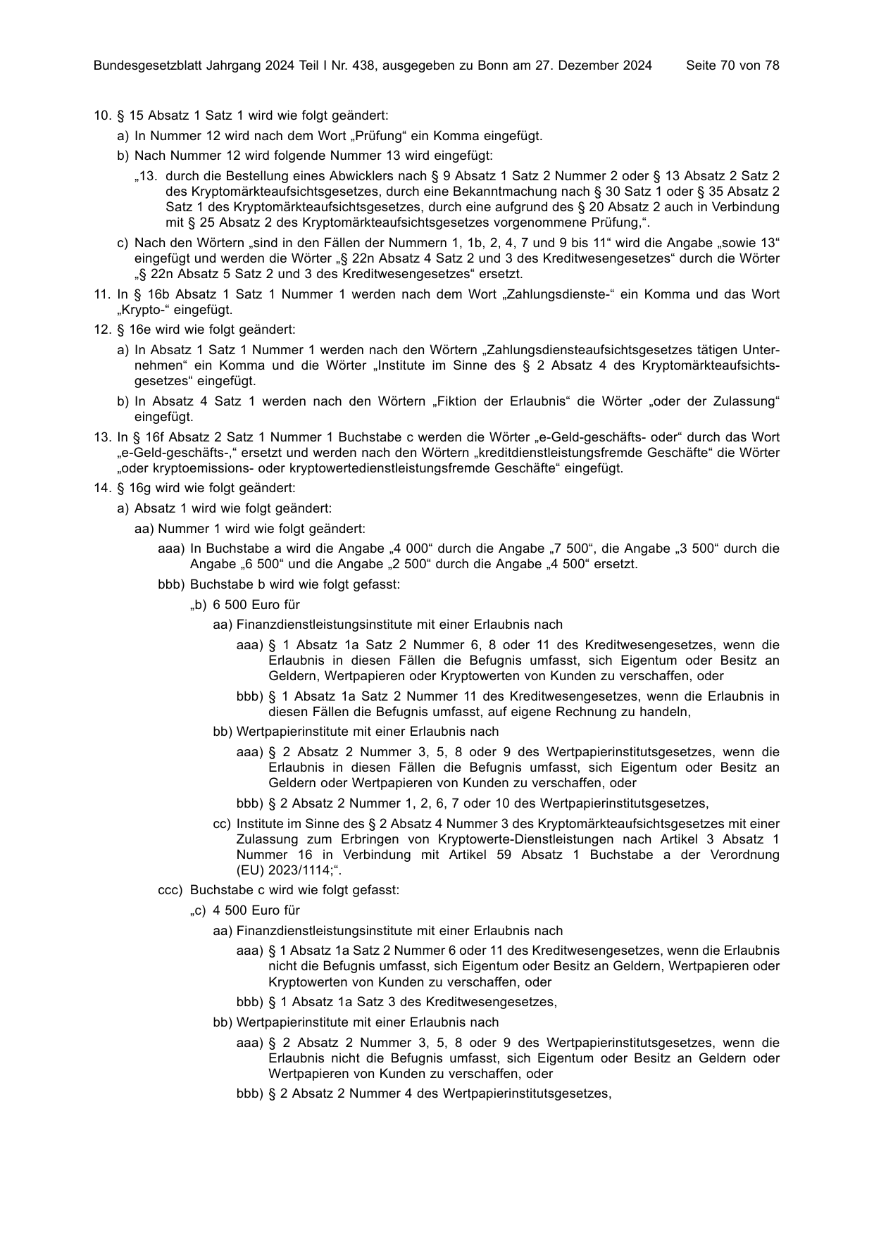 BGBl. 2024, Seite 70 — Originalseite als Abbildung