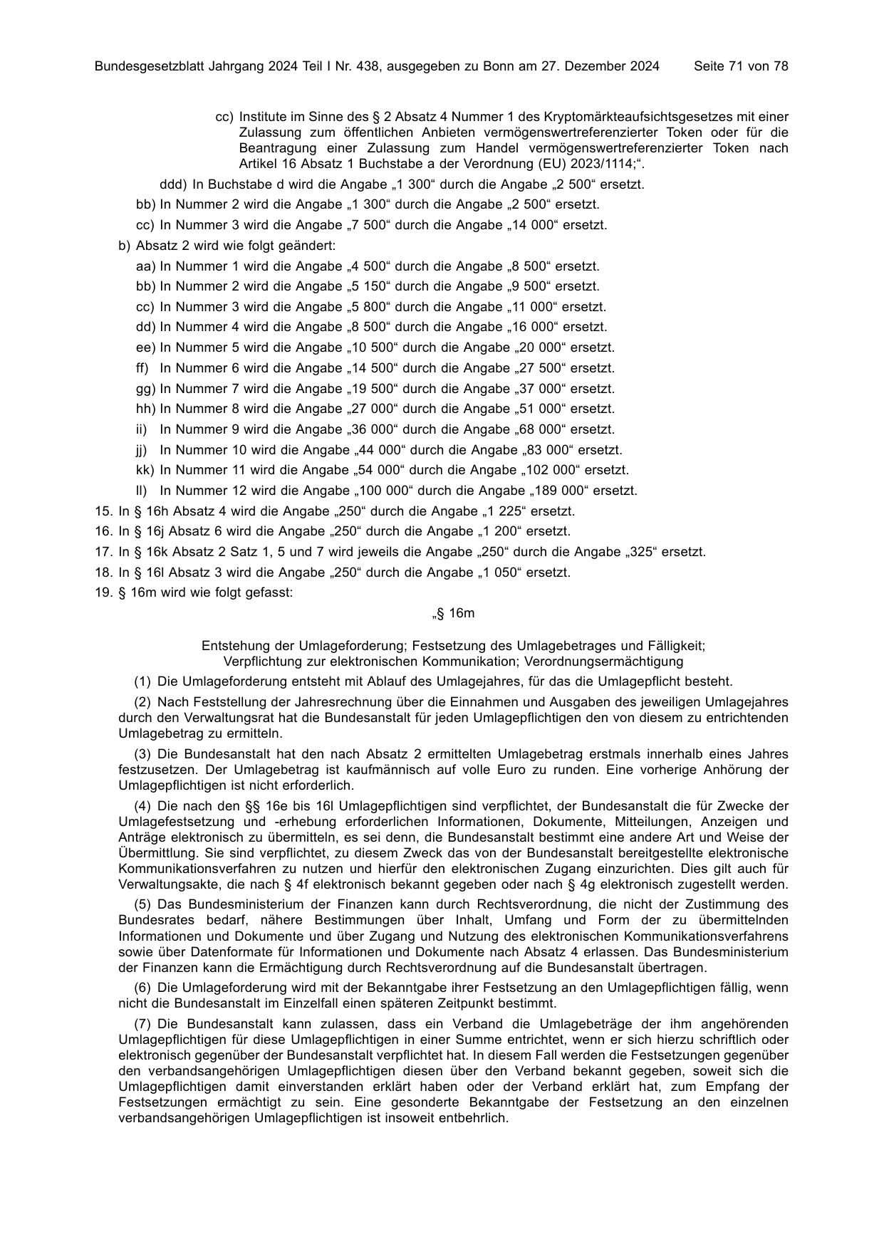 BGBl. 2024, Seite 71 — Originalseite als Abbildung