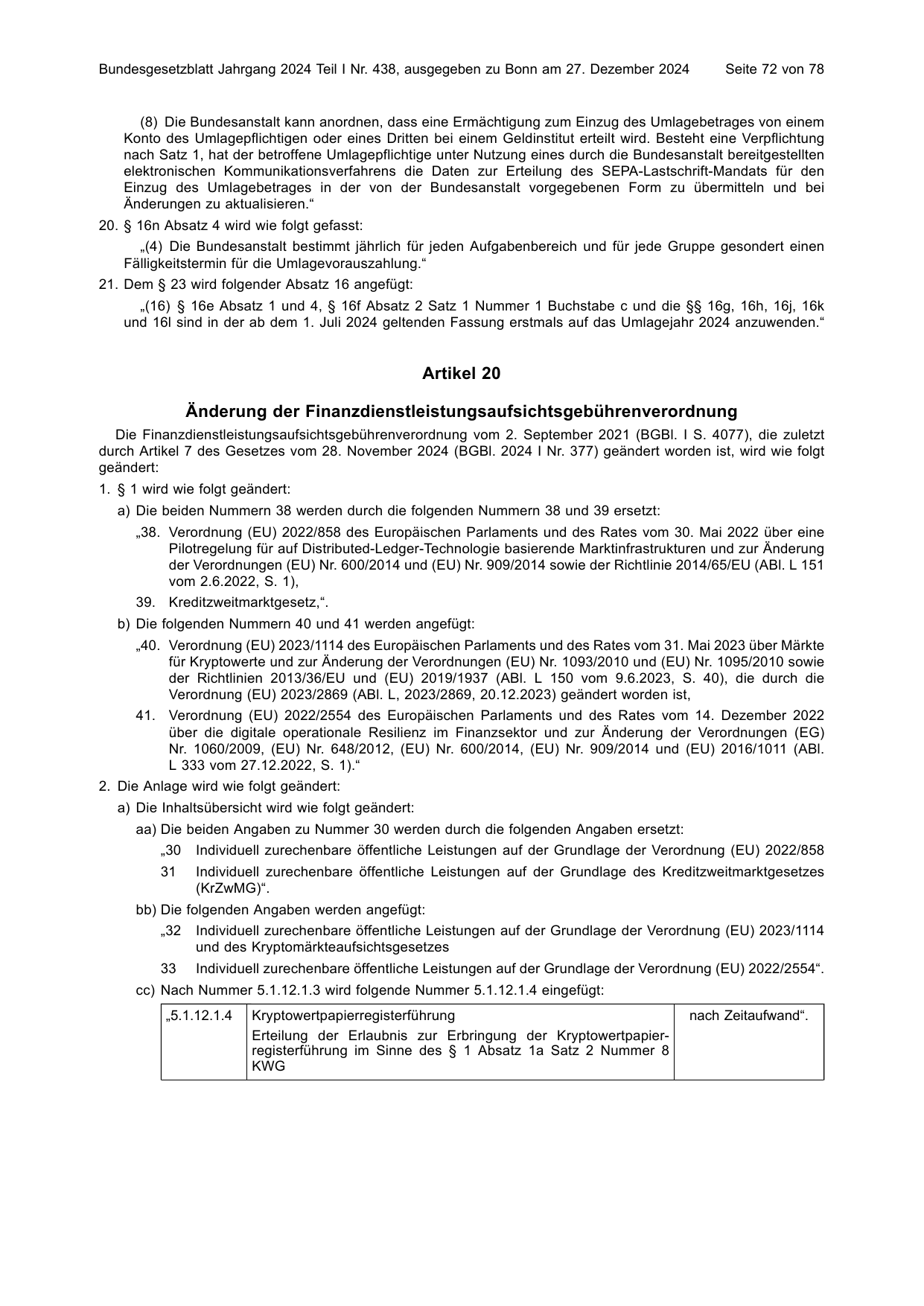 BGBl. 2024, Seite 72 — Originalseite als Abbildung