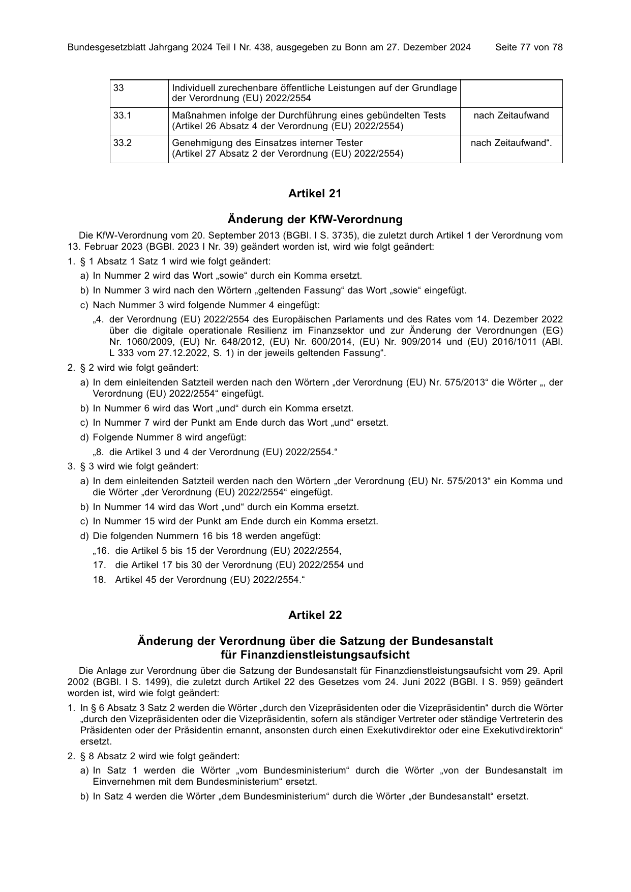 BGBl. 2024, Seite 77 — Originalseite als Abbildung