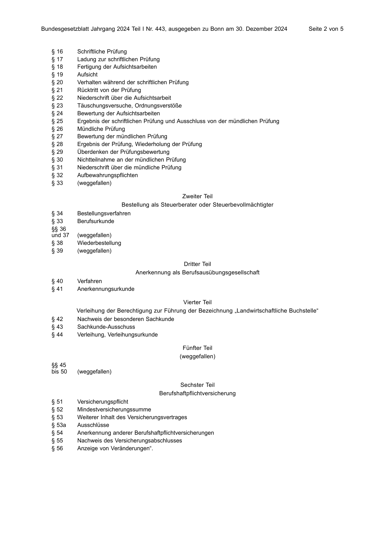 BGBl. 2024, Seite 2 — Originalseite als Abbildung