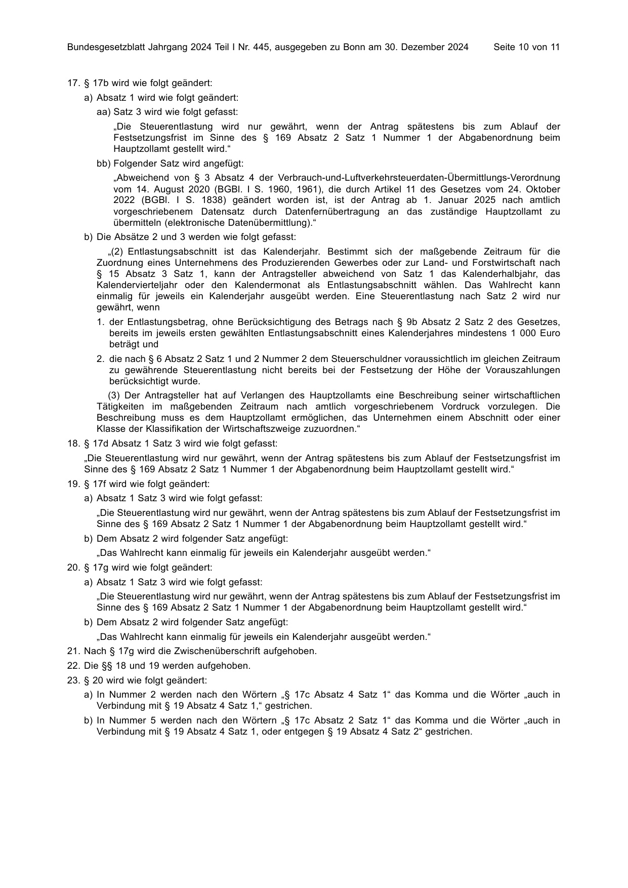 BGBl. 2024, Seite 10 — Originalseite als Abbildung