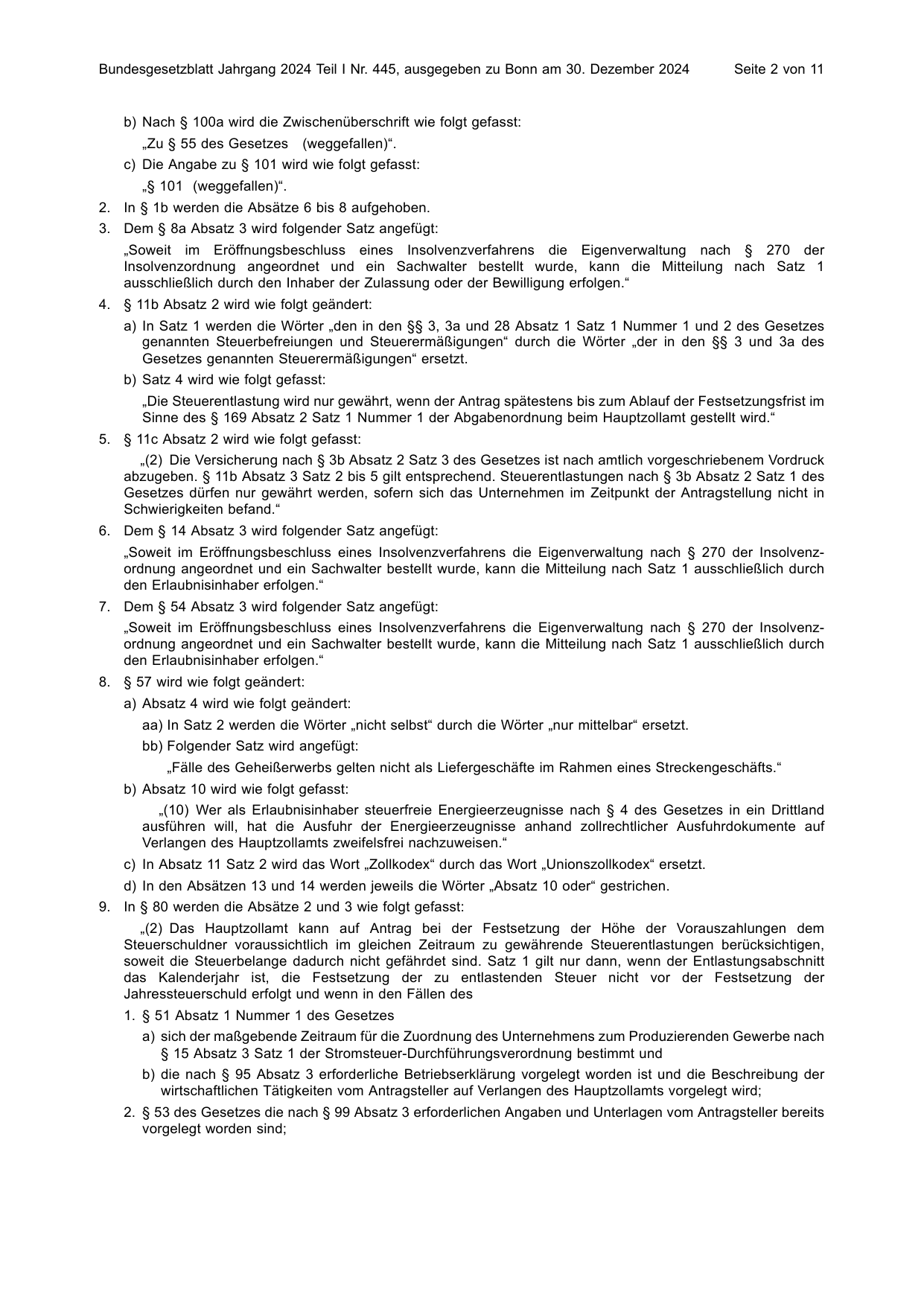 BGBl. 2024, Seite 2 — Originalseite als Abbildung