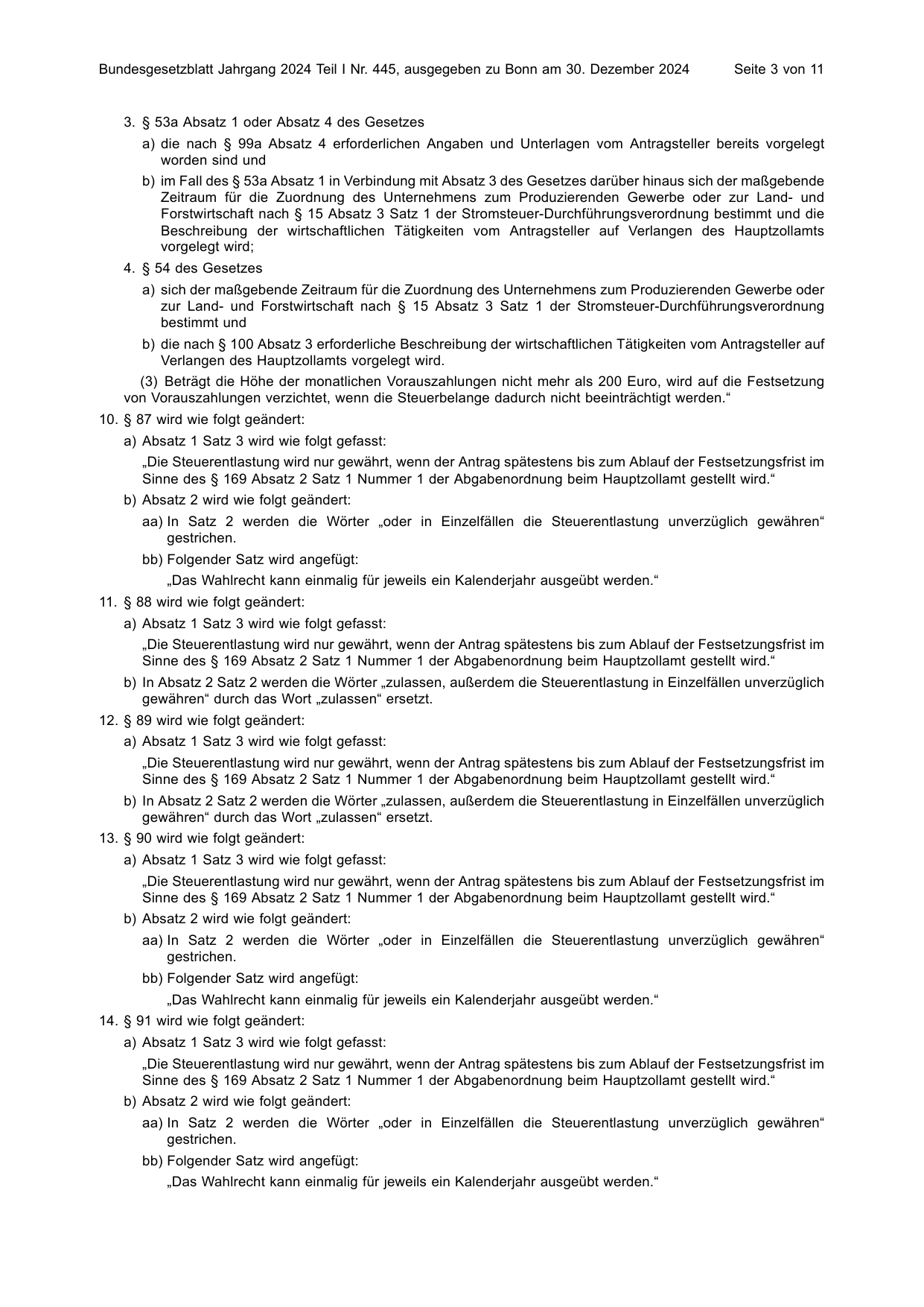 BGBl. 2024, Seite 3 — Originalseite als Abbildung