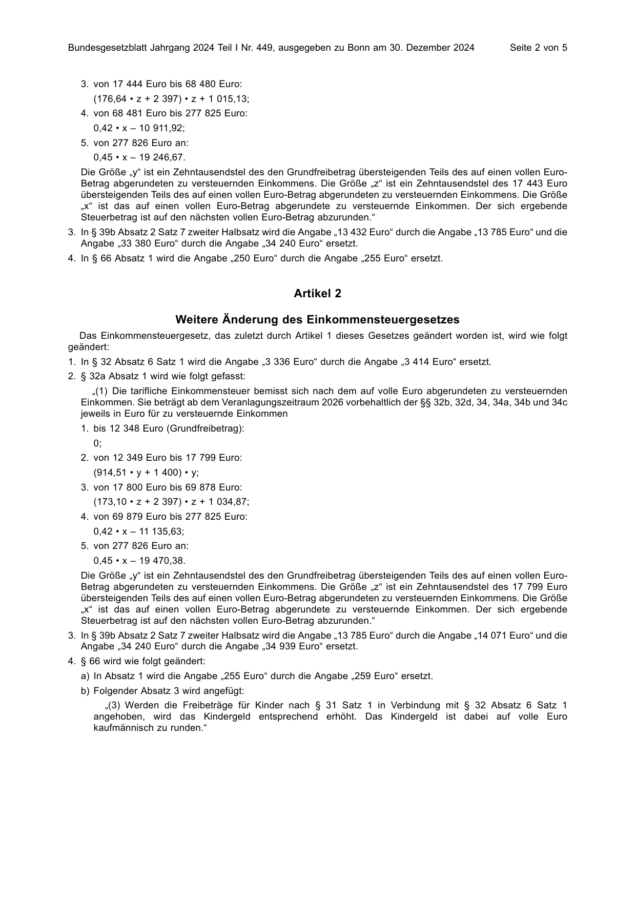BGBl. 2024, Seite 2 — Originalseite als Abbildung