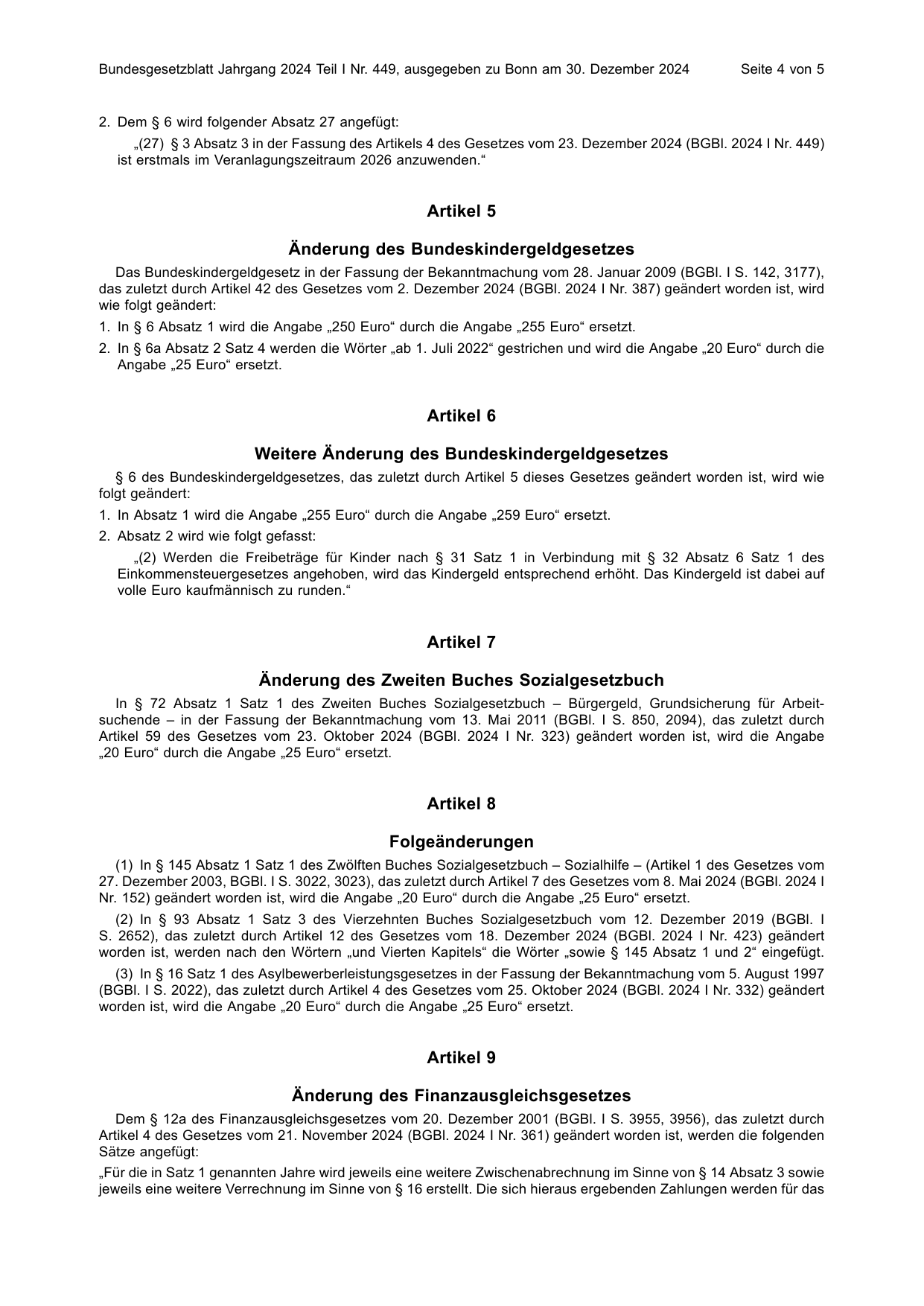 BGBl. 2024, Seite 4 — Originalseite als Abbildung