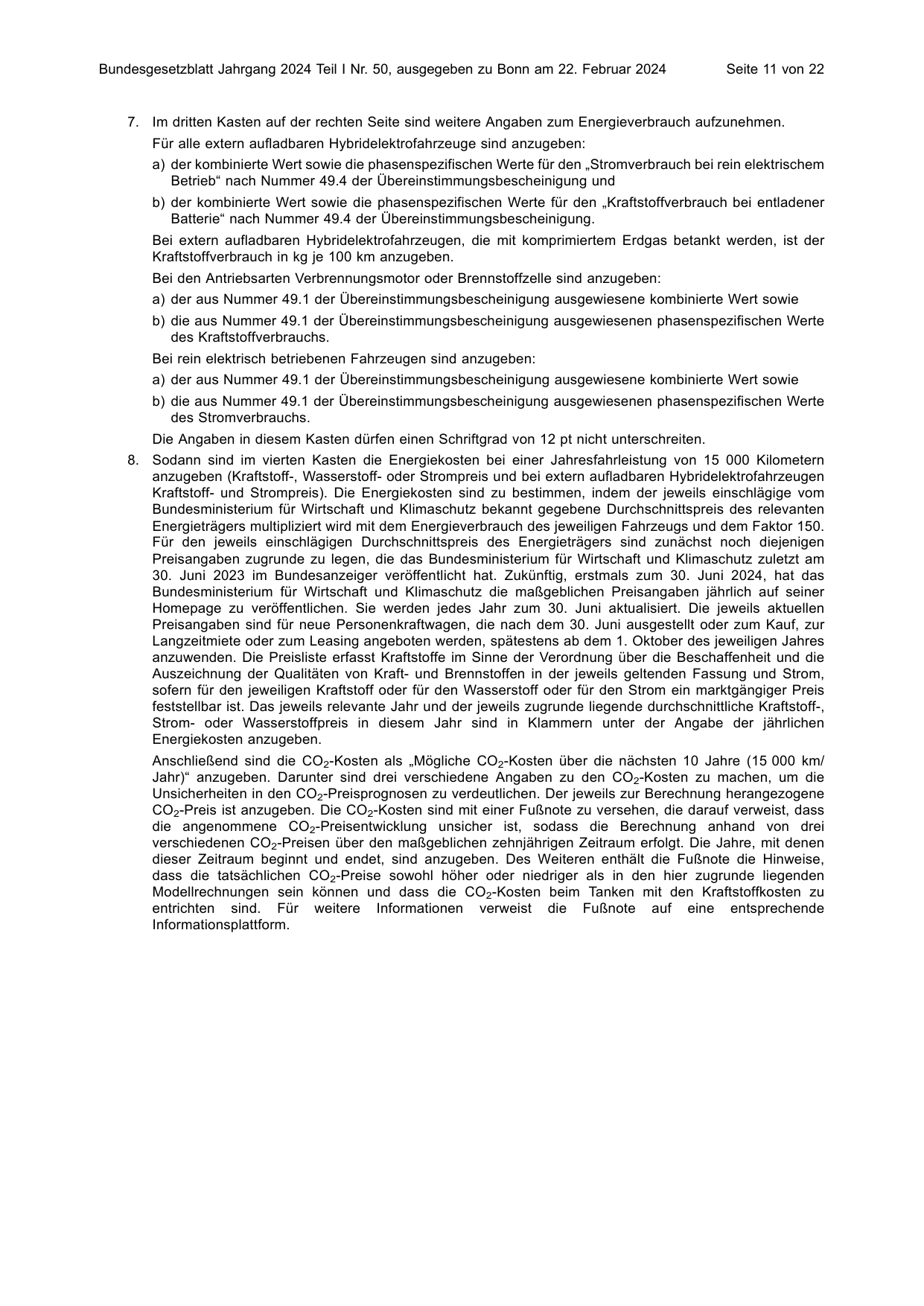 BGBl. 2024, Seite 11 — Originalseite als Abbildung