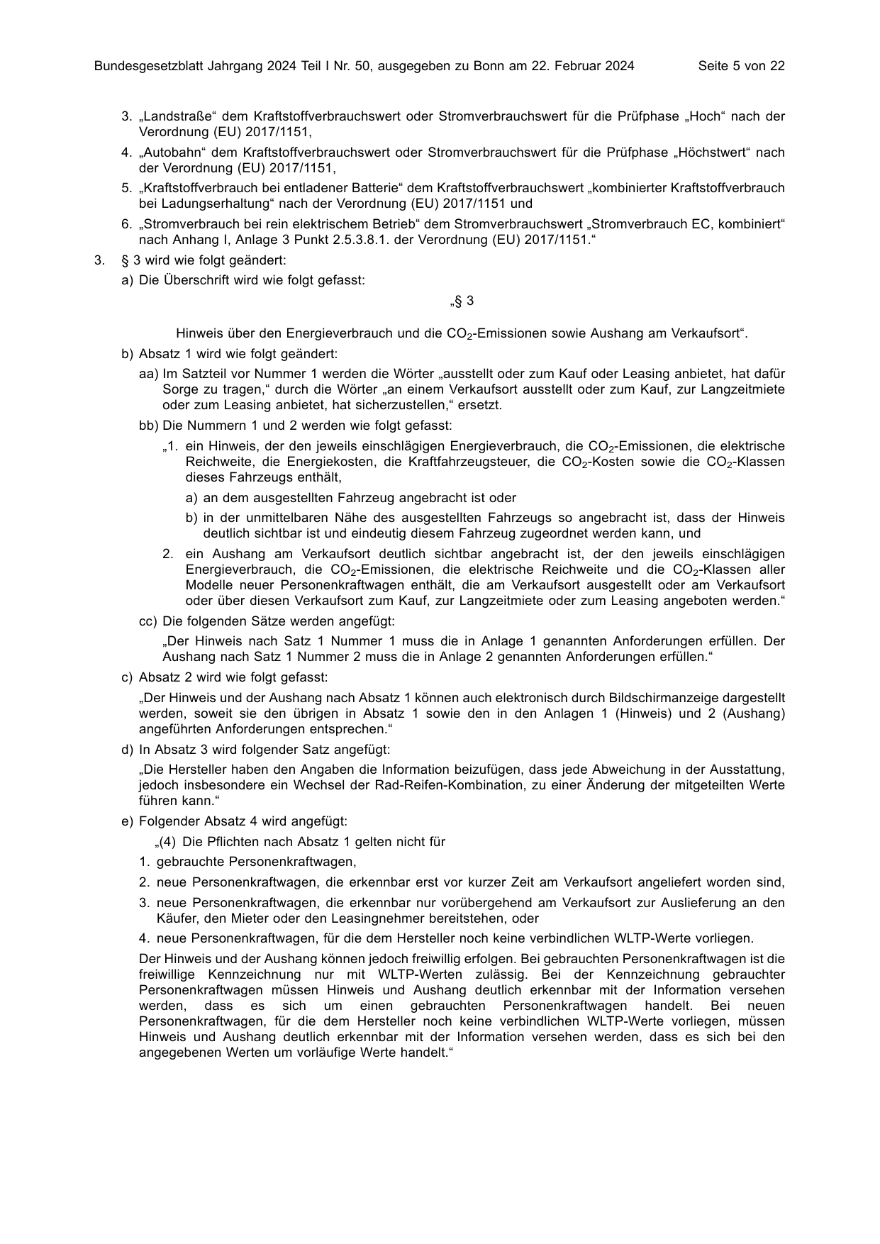 BGBl. 2024, Seite 5 — Originalseite als Abbildung
