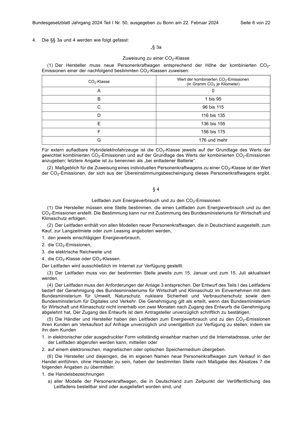 BGBl. 2024, Seite 6 — Originalseite als Abbildung