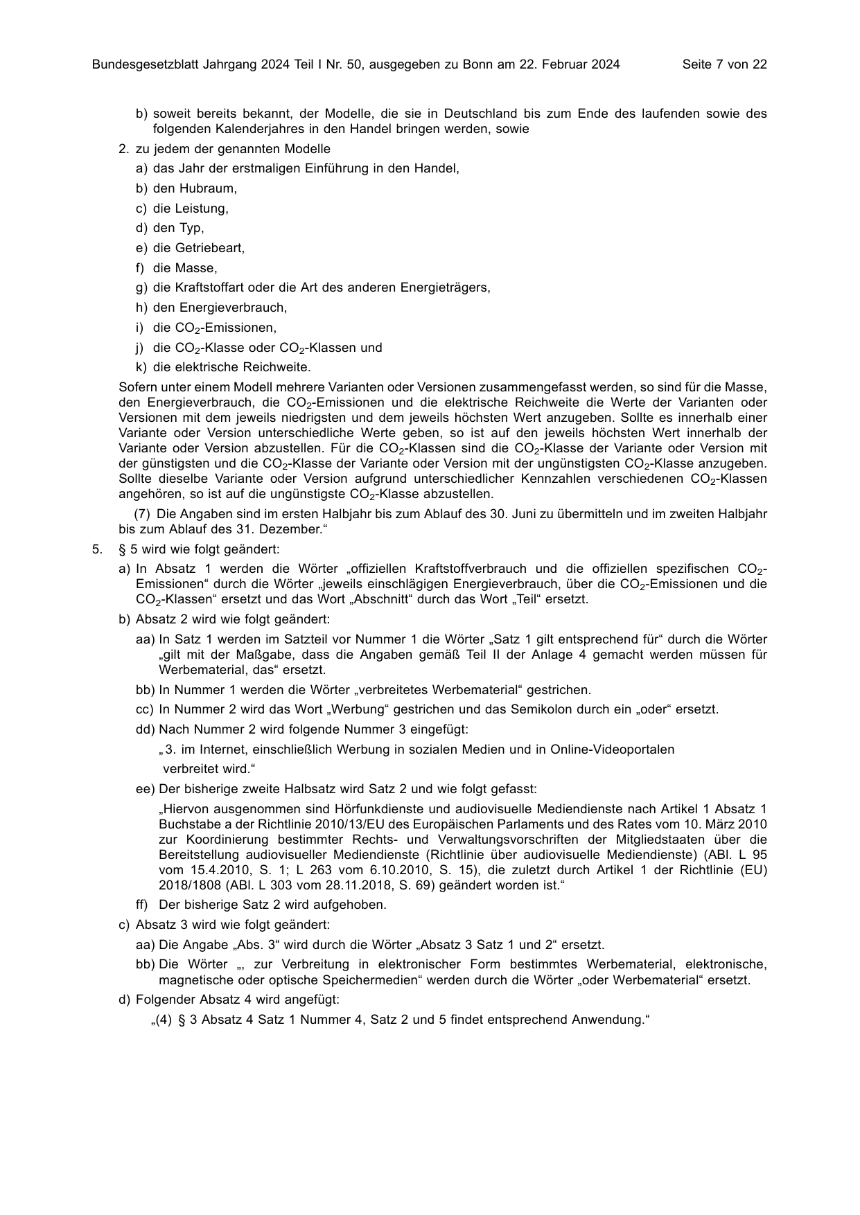 BGBl. 2024, Seite 7 — Originalseite als Abbildung