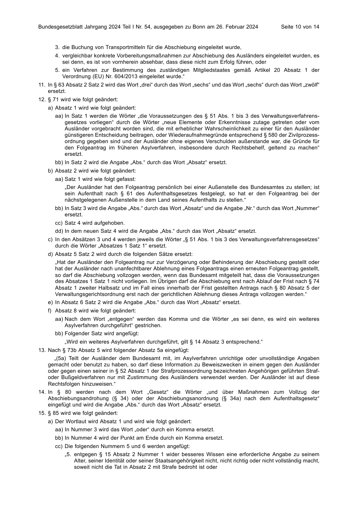 BGBl. 2024, Seite 10 — Originalseite als Abbildung