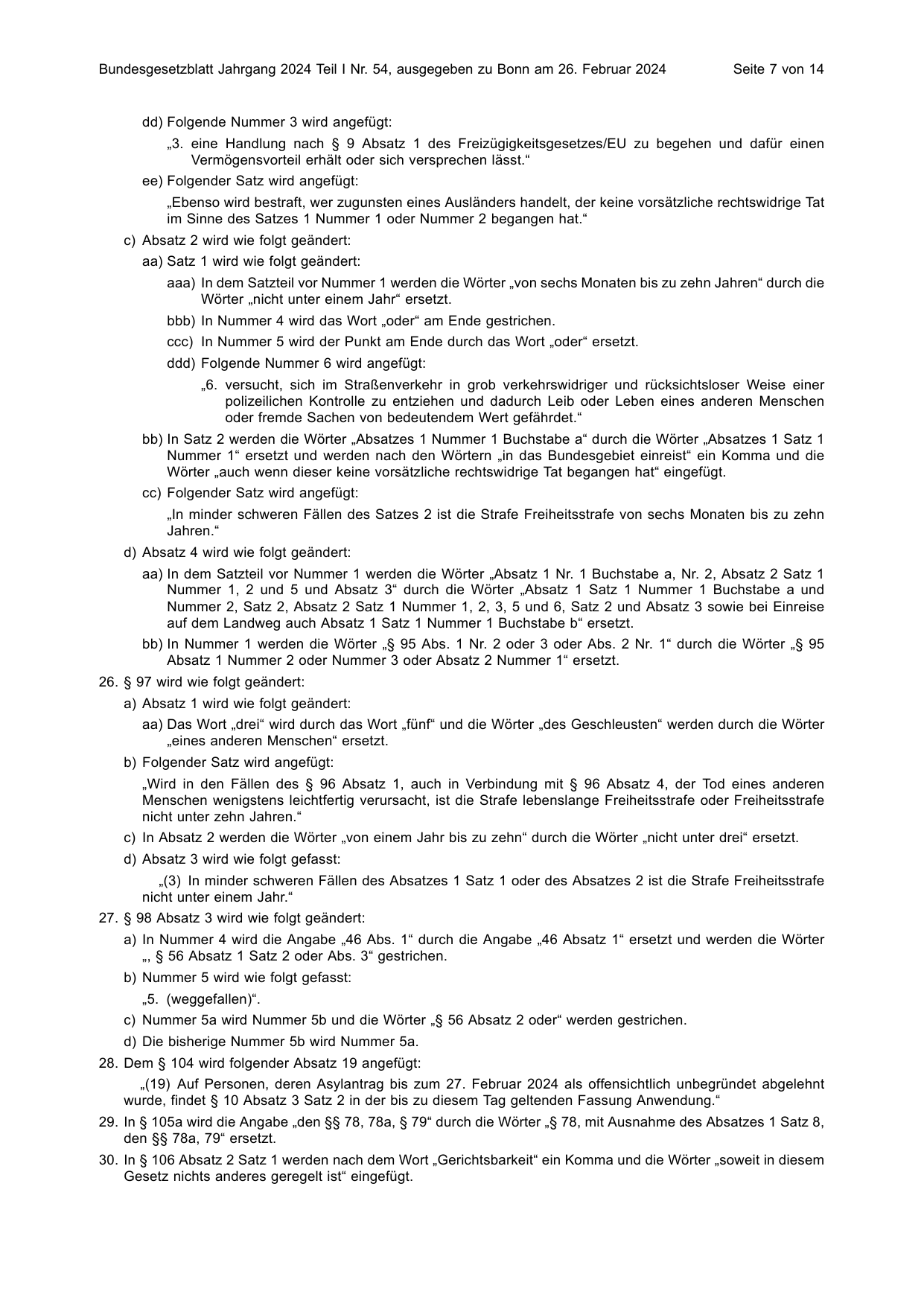 BGBl. 2024, Seite 7 — Originalseite als Abbildung