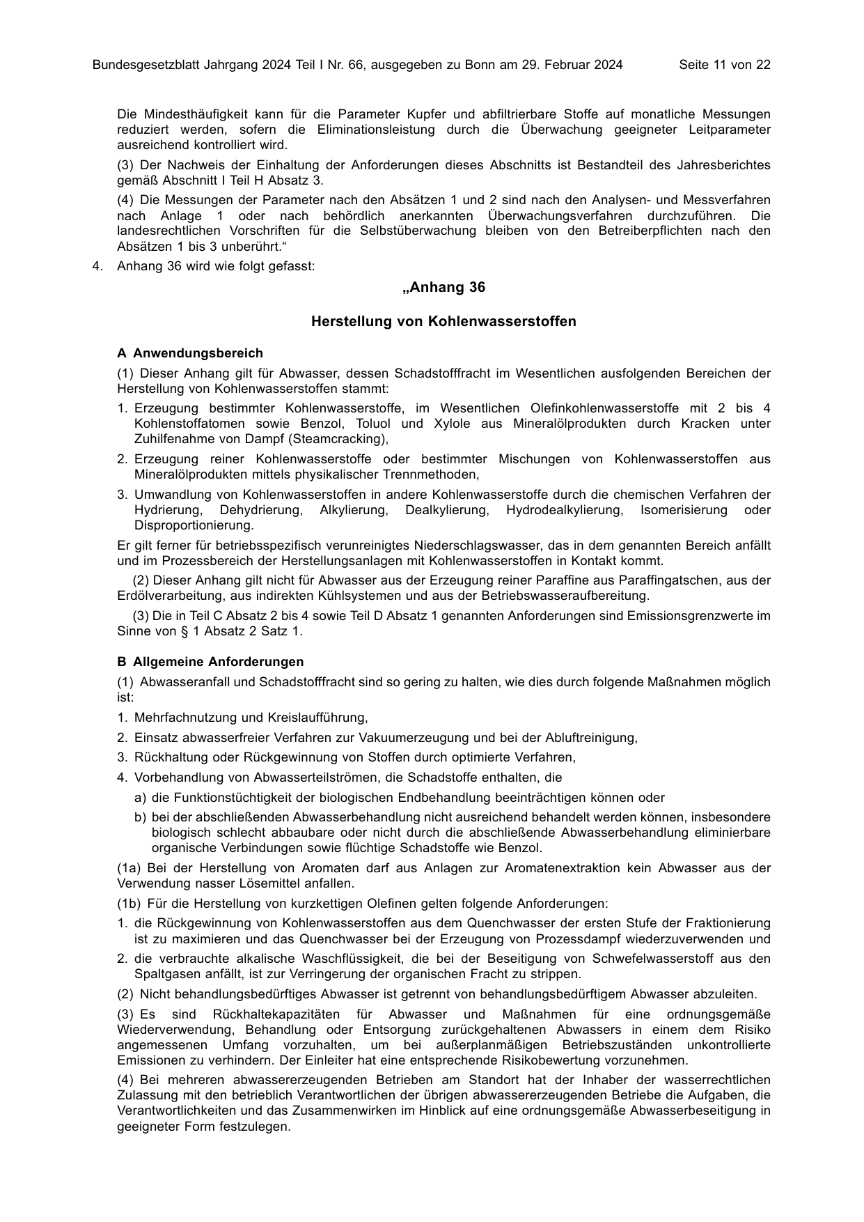 BGBl. 2024, Seite 11 — Originalseite als Abbildung