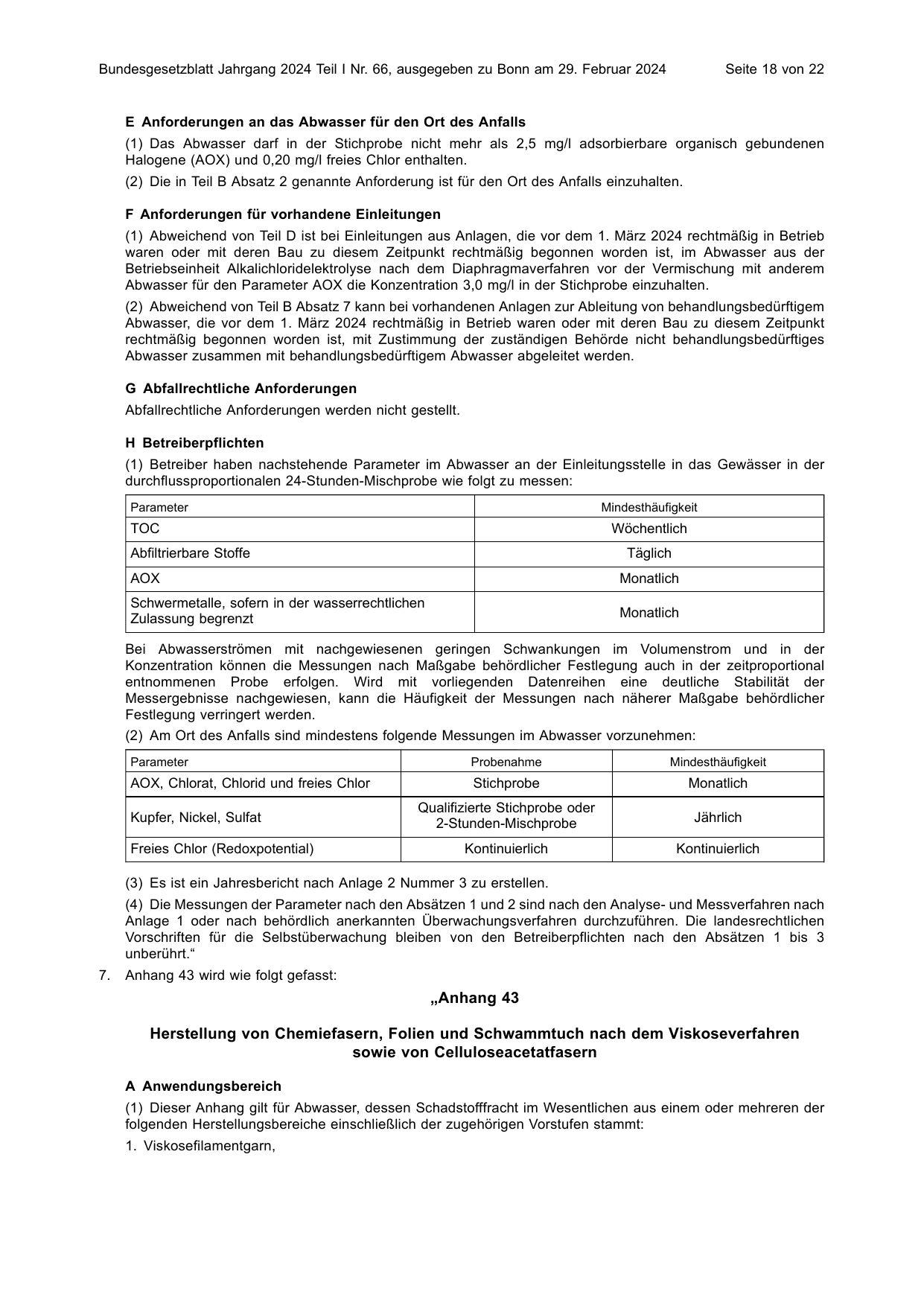 BGBl. 2024, Seite 18 — Originalseite als Abbildung