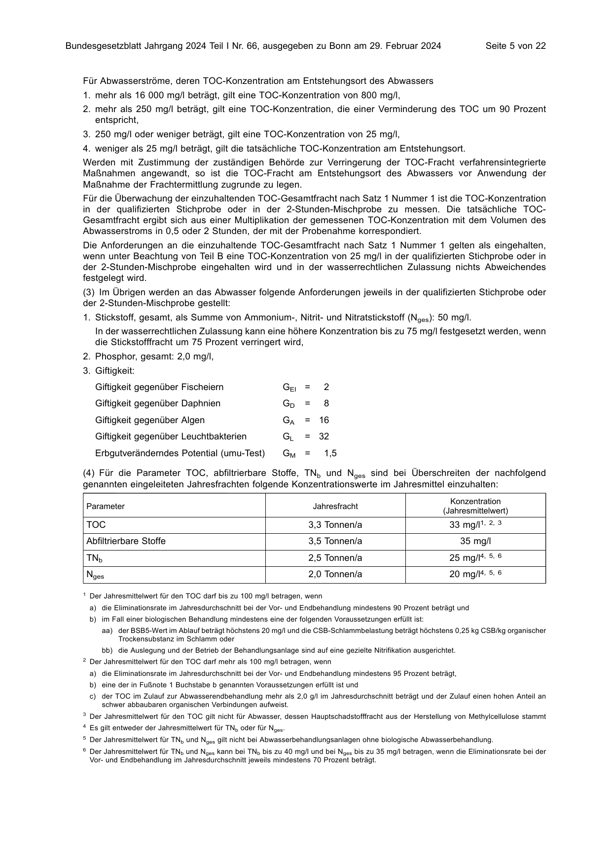 BGBl. 2024, Seite 5 — Originalseite als Abbildung