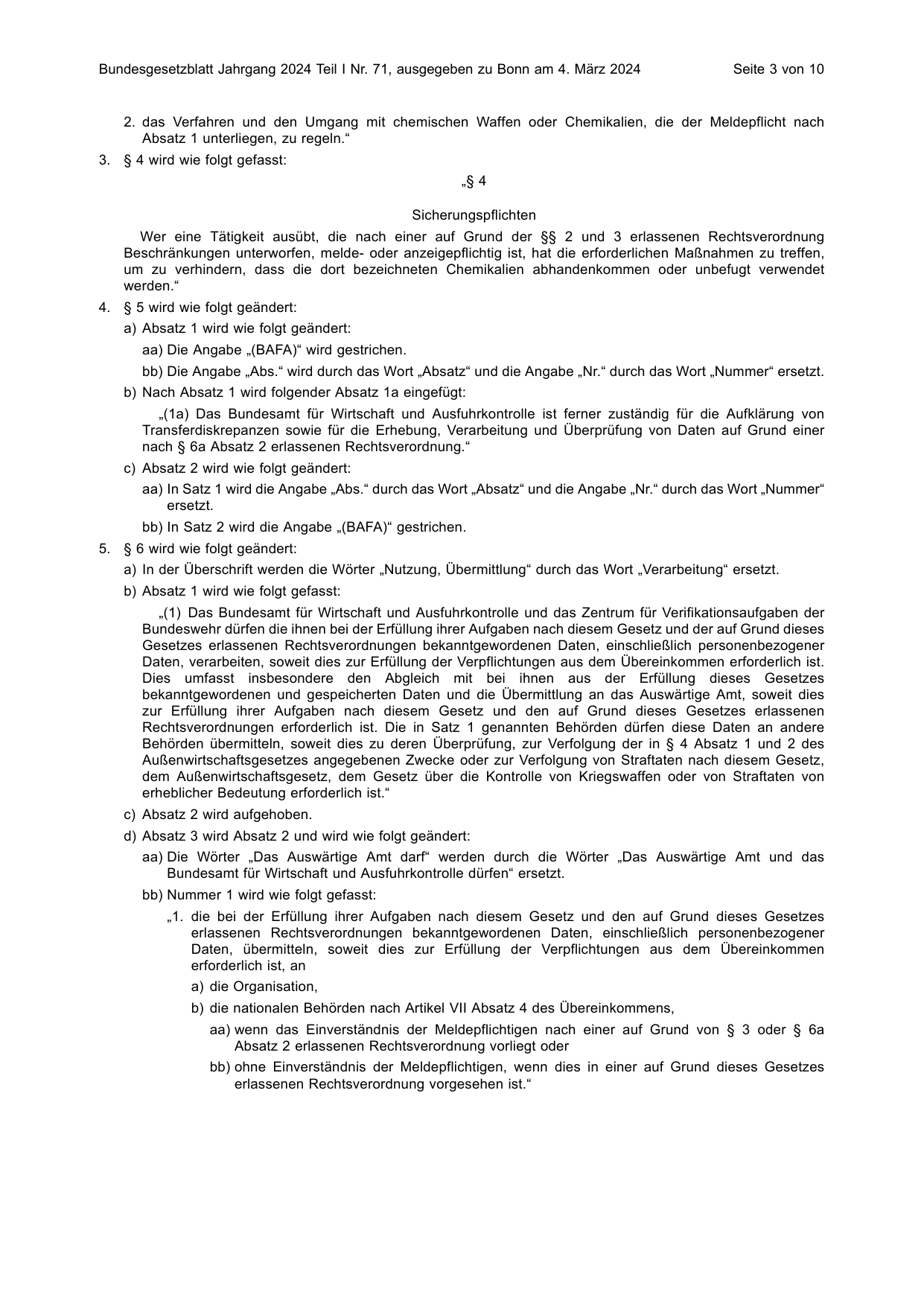 BGBl. 2024, Seite 3 — Originalseite als Abbildung