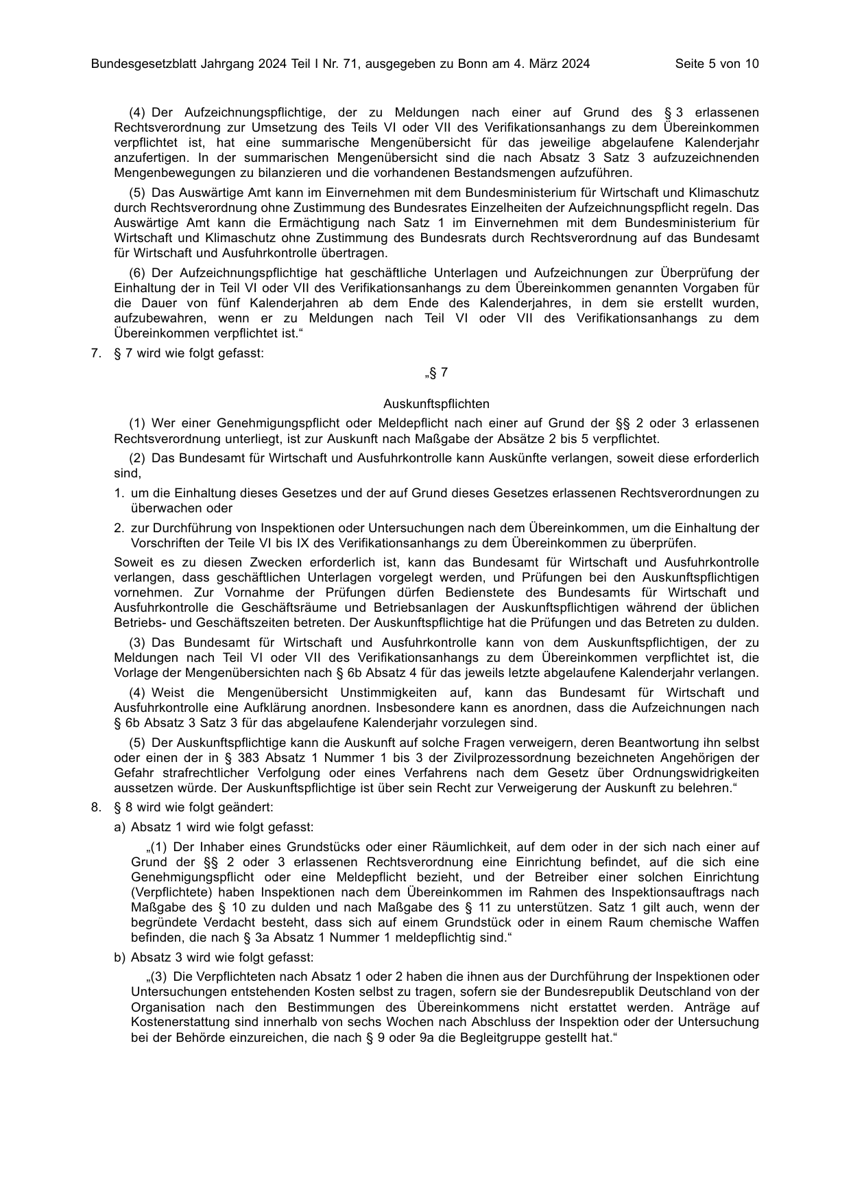 BGBl. 2024, Seite 5 — Originalseite als Abbildung