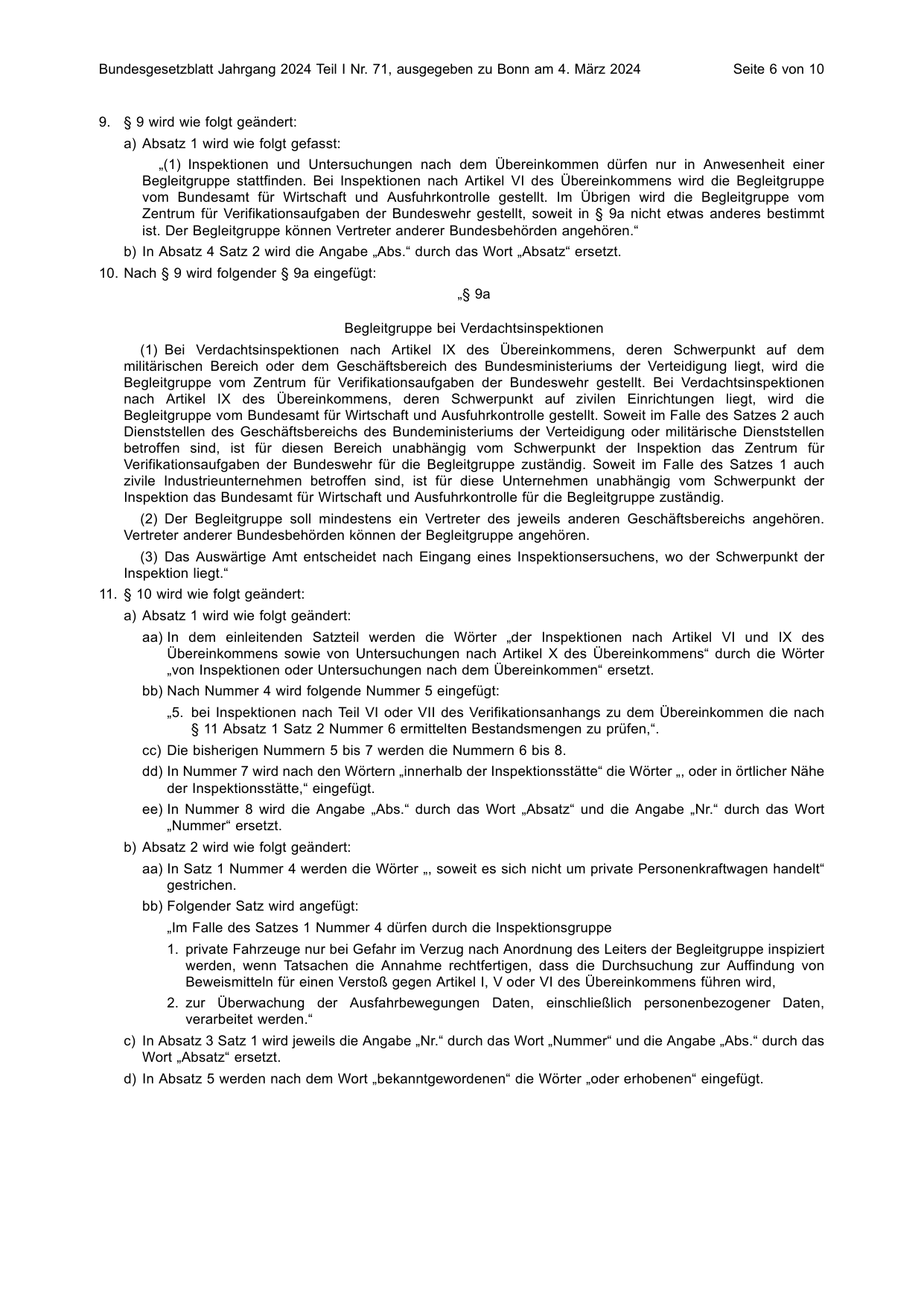 BGBl. 2024, Seite 6 — Originalseite als Abbildung