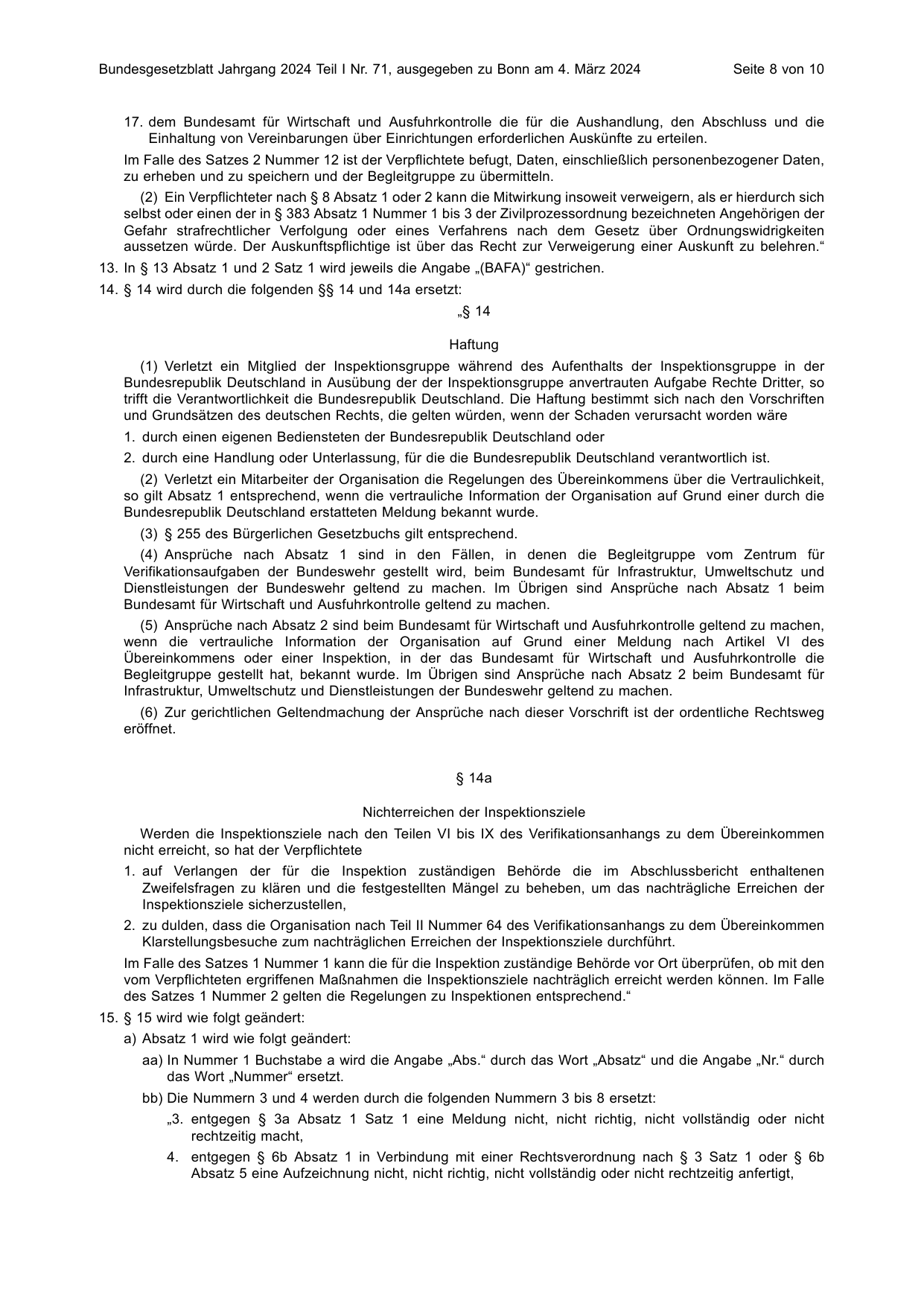 BGBl. 2024, Seite 8 — Originalseite als Abbildung