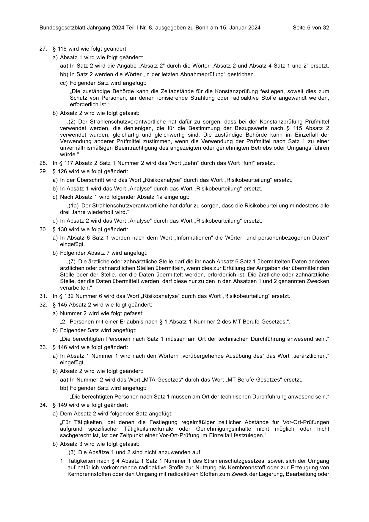 BGBl. 2024, Seite 6 — Originalseite als Abbildung