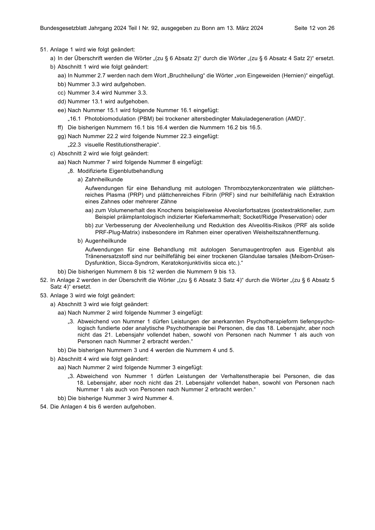 BGBl. 2024, Seite 12 — Originalseite als Abbildung