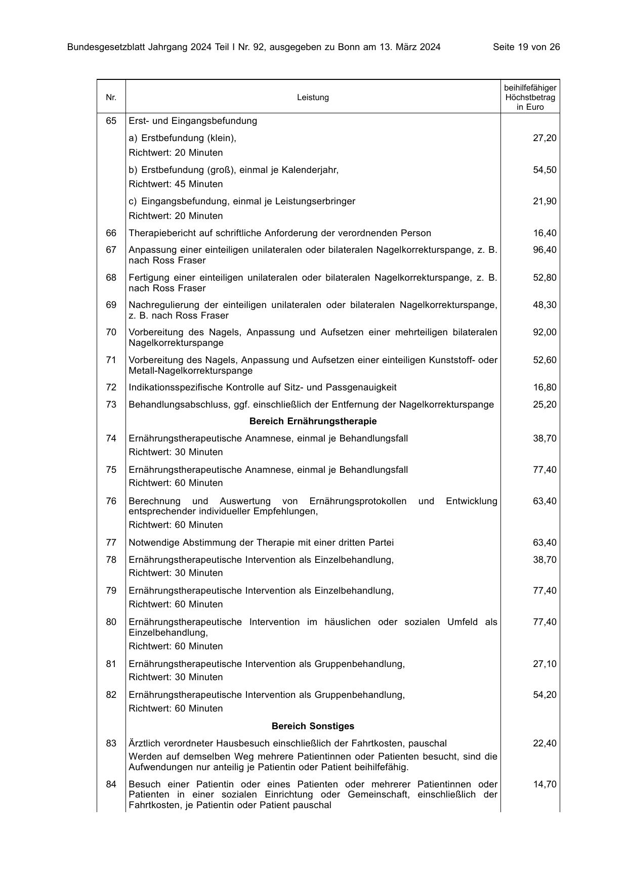 BGBl. 2024, Seite 19 — Originalseite als Abbildung