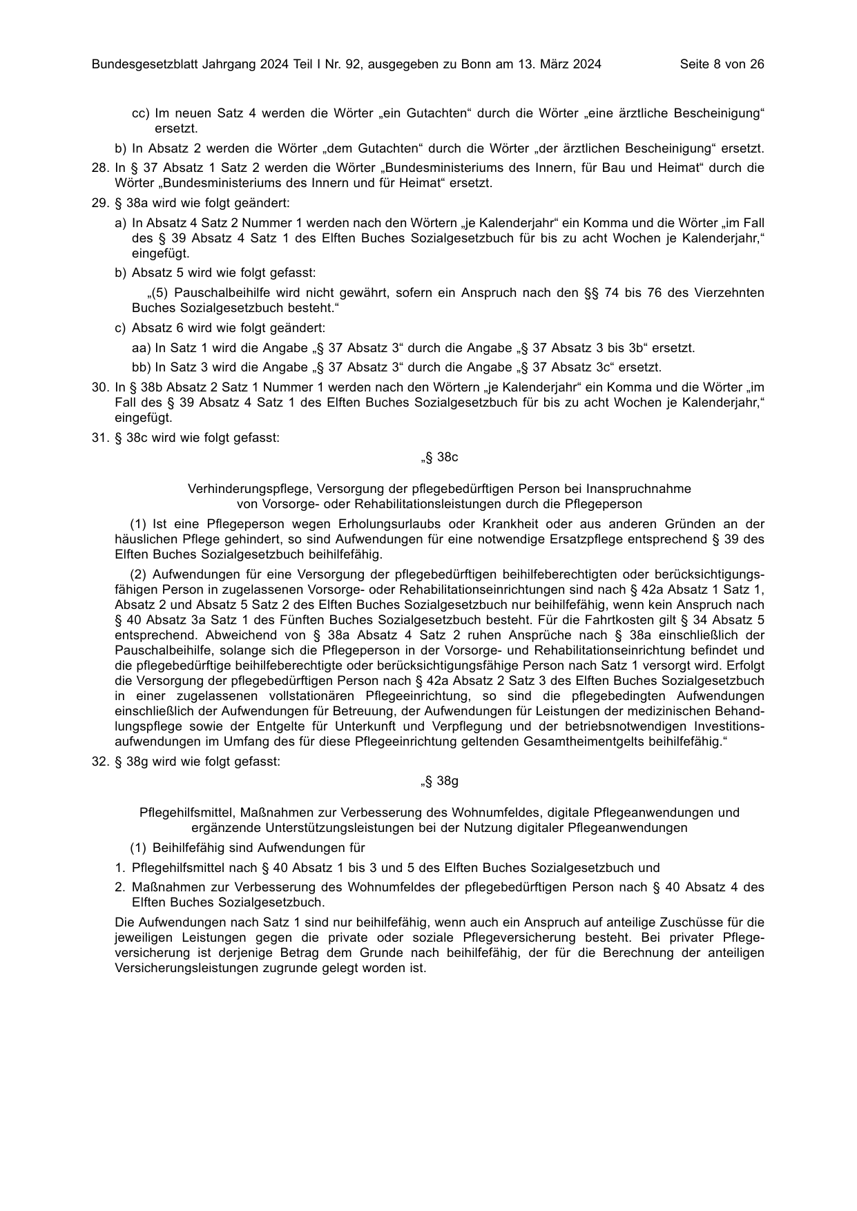 BGBl. 2024, Seite 8 — Originalseite als Abbildung
