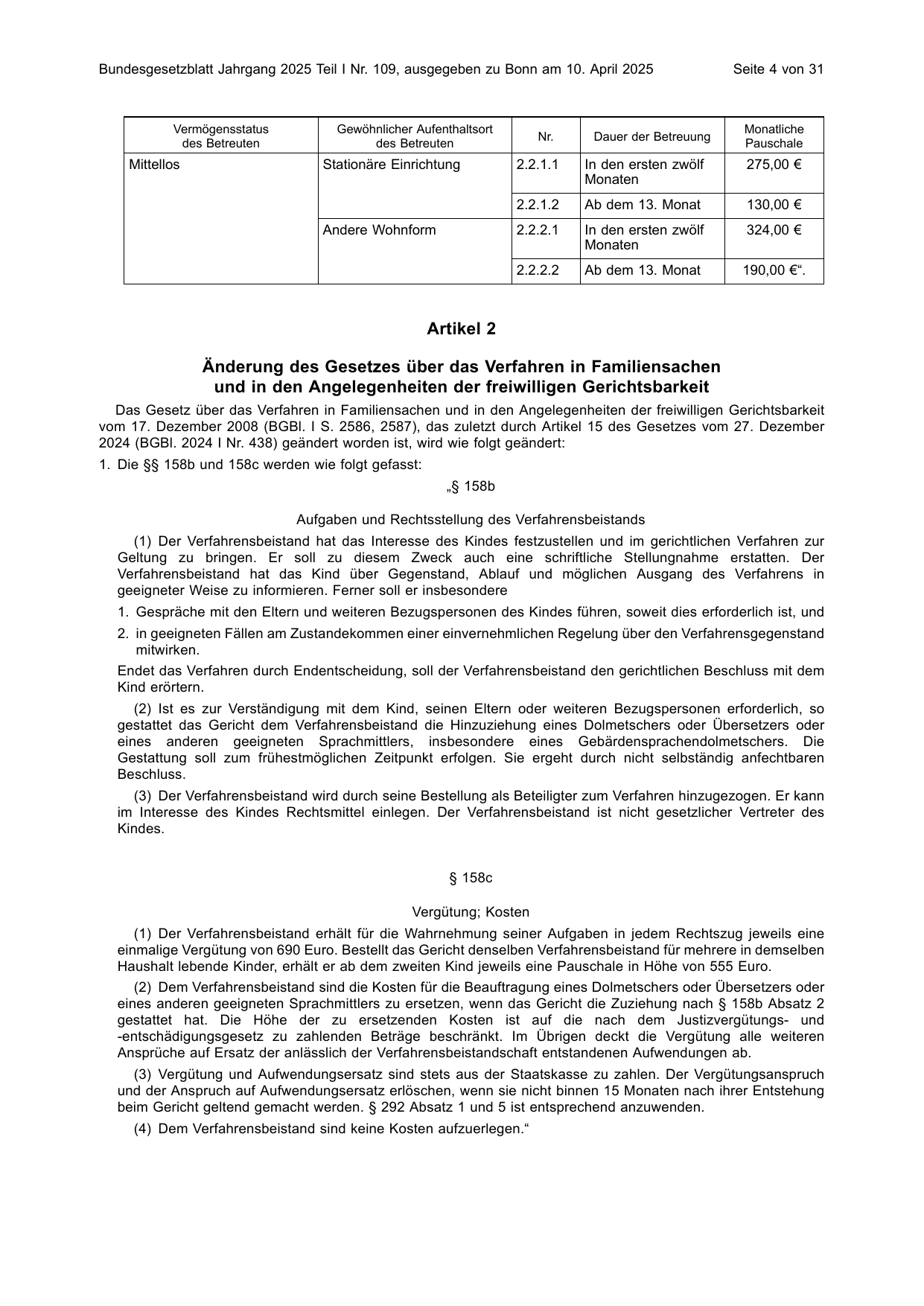 BGBl. 2025, Seite 4 — Originalseite als Abbildung