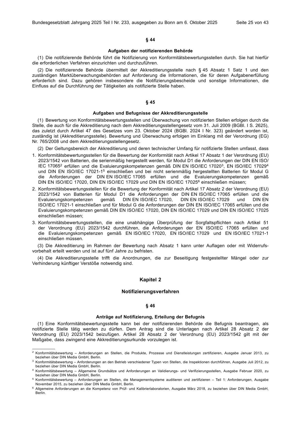 BGBl. 2025, Seite 25 — Originalseite als Abbildung