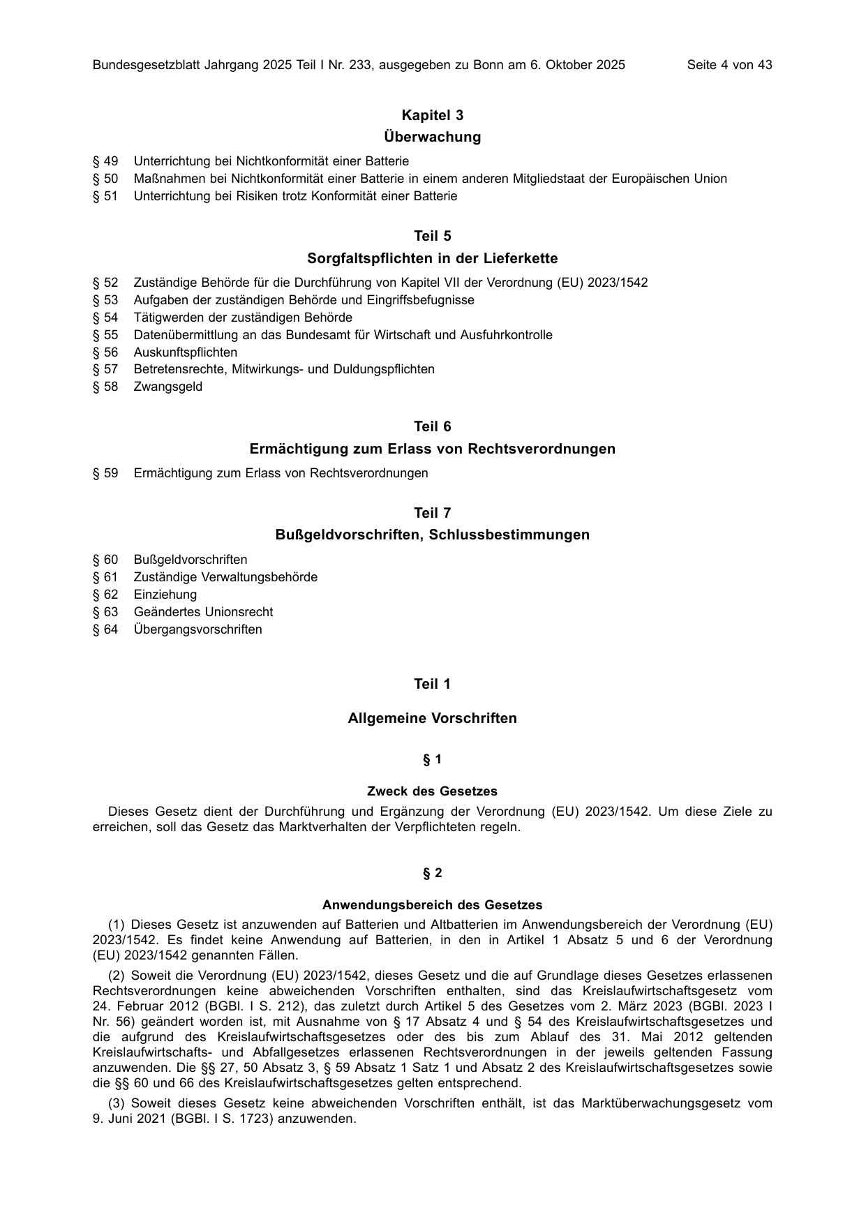 BGBl. 2025, Seite 4 — Originalseite als Abbildung