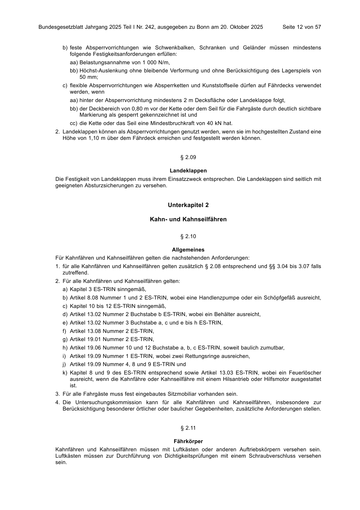 BGBl. 2025, Seite 12 — Originalseite als Abbildung