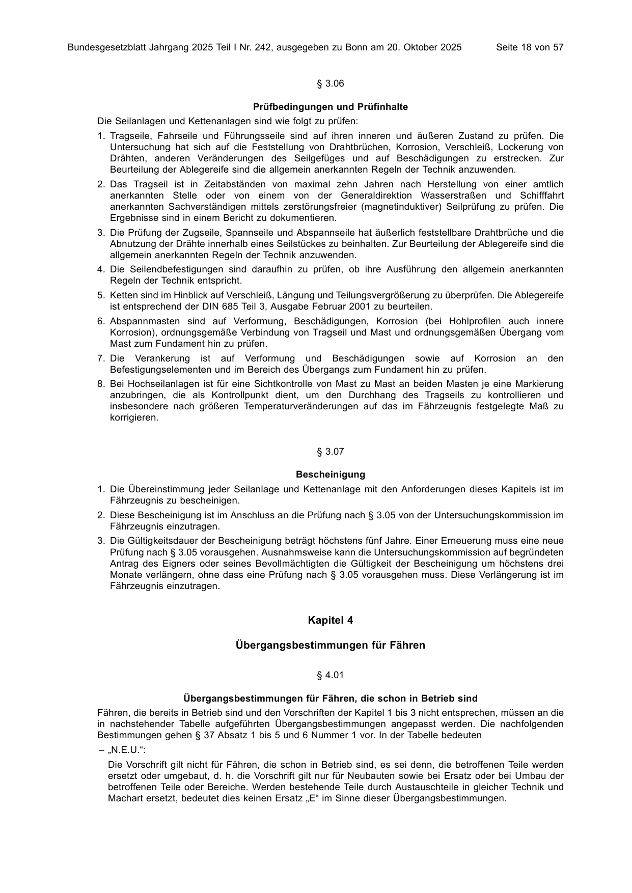 BGBl. 2025, Seite 18 — Originalseite als Abbildung