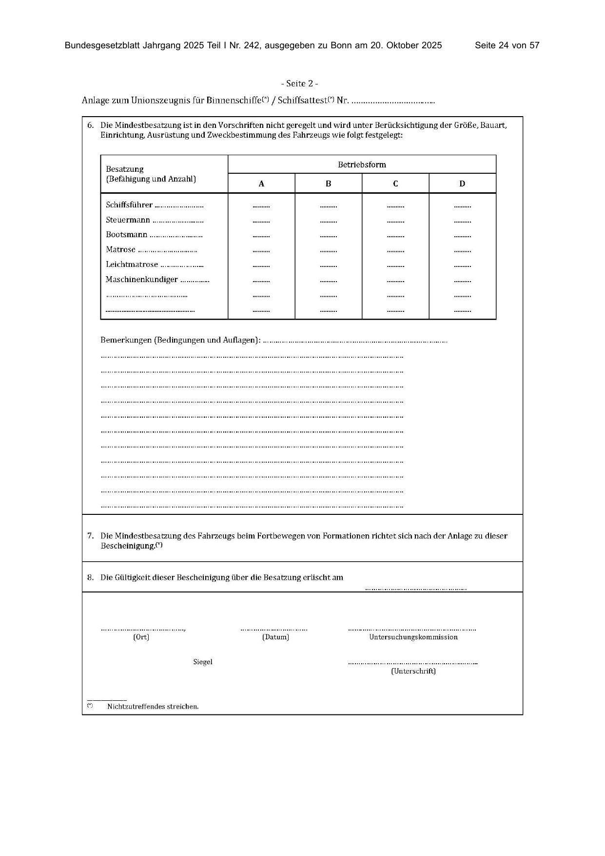 BGBl. 2025, Seite 24 — Originalseite als Abbildung