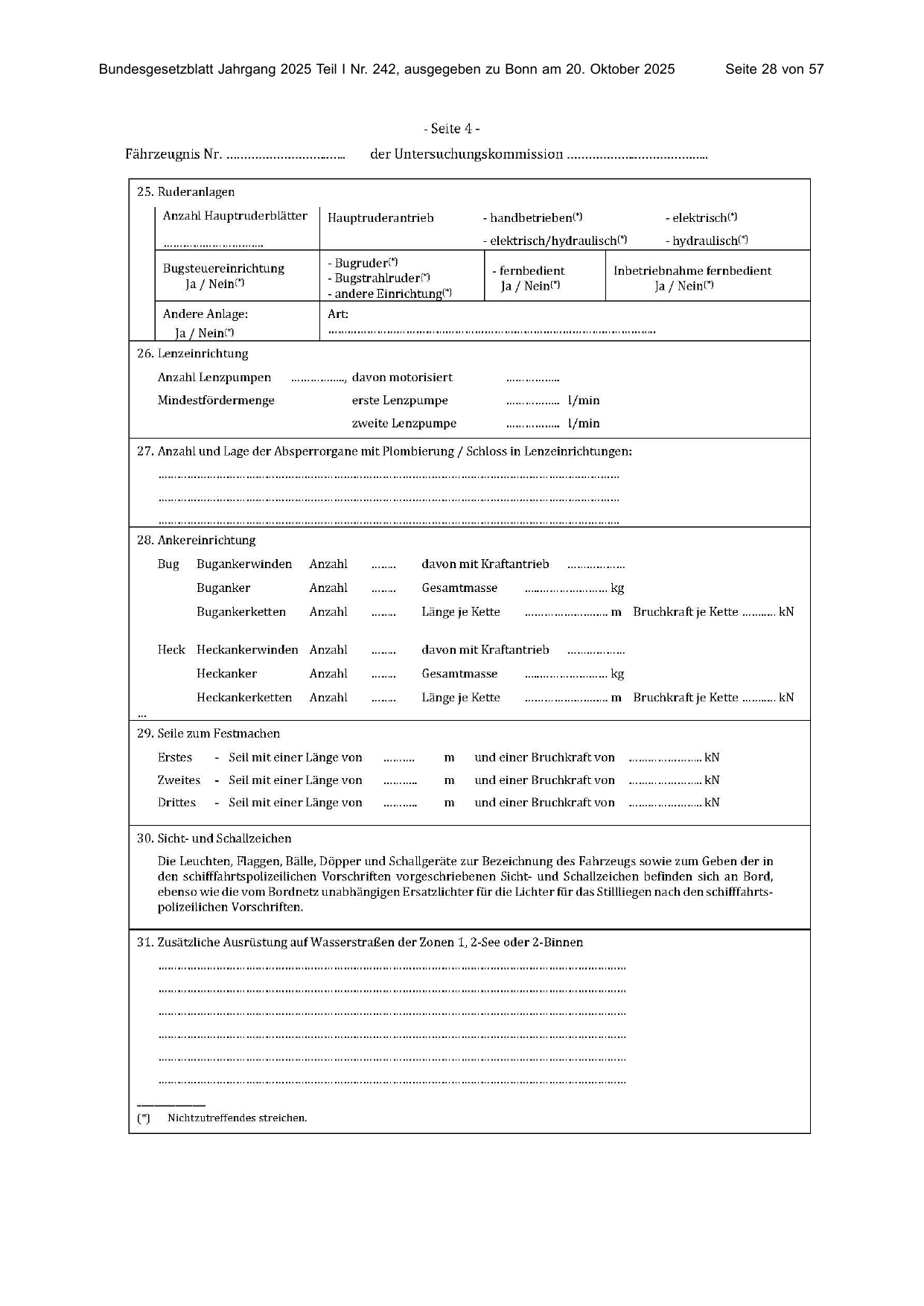 BGBl. 2025, Seite 28 — Originalseite als Abbildung