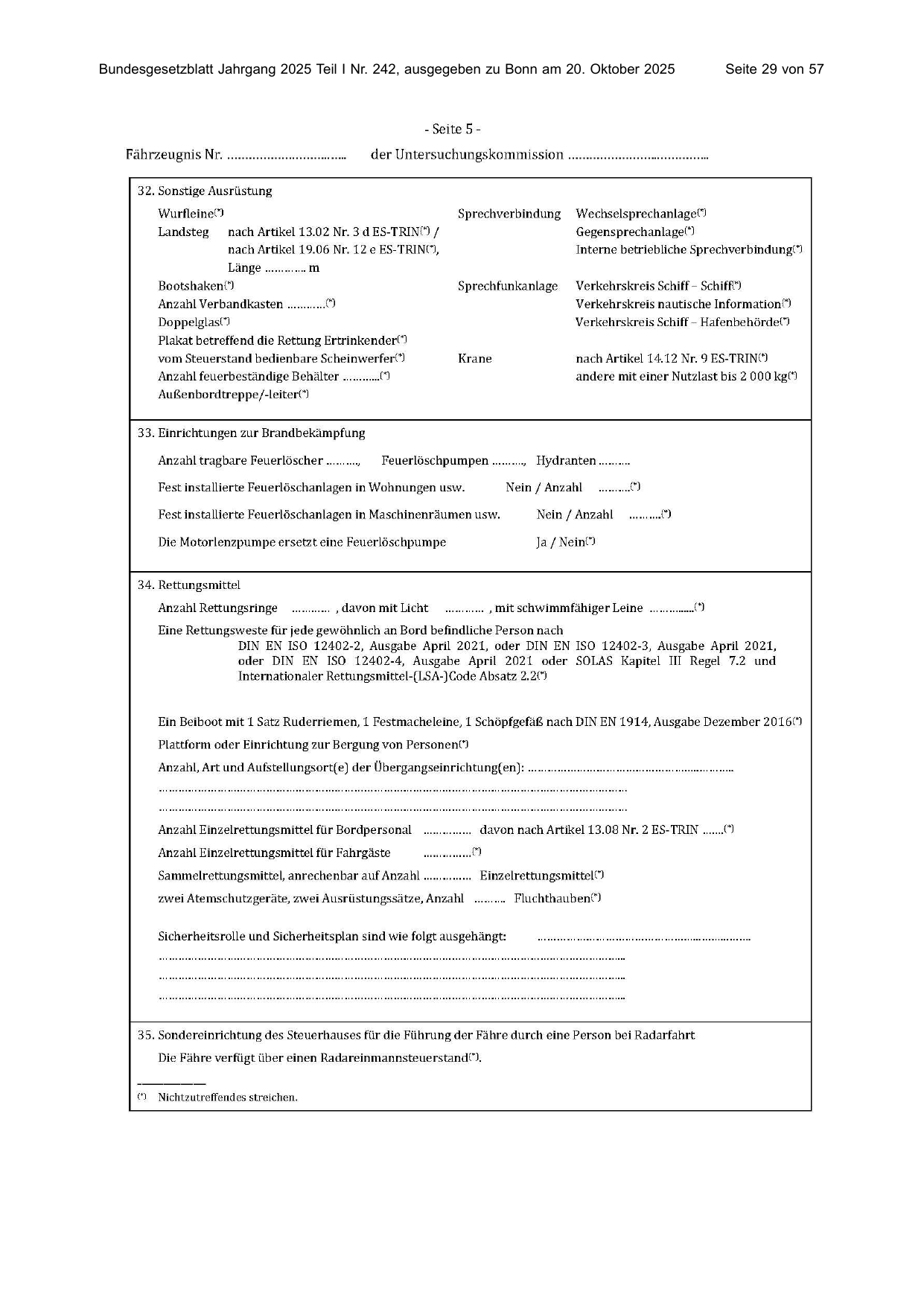 BGBl. 2025, Seite 29 — Originalseite als Abbildung