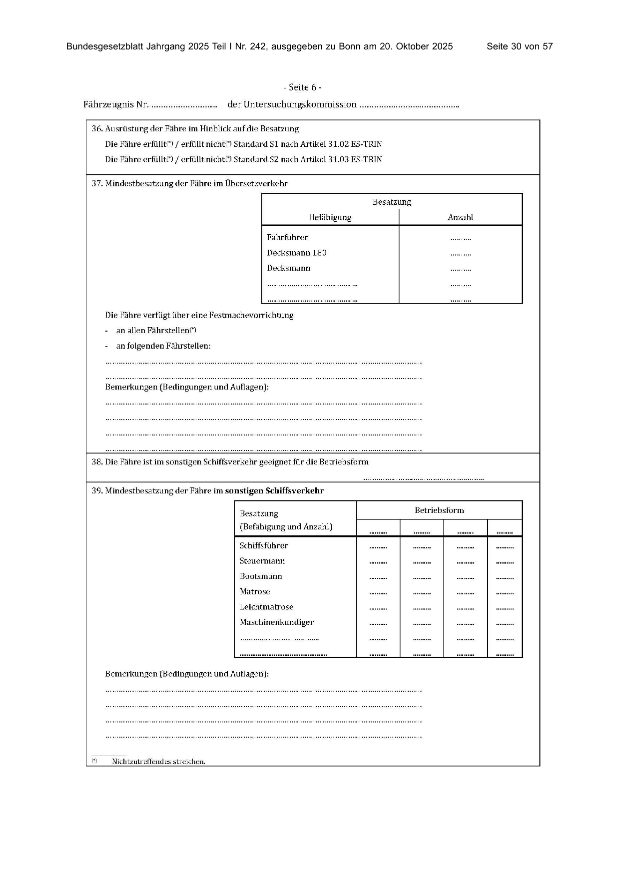 BGBl. 2025, Seite 30 — Originalseite als Abbildung