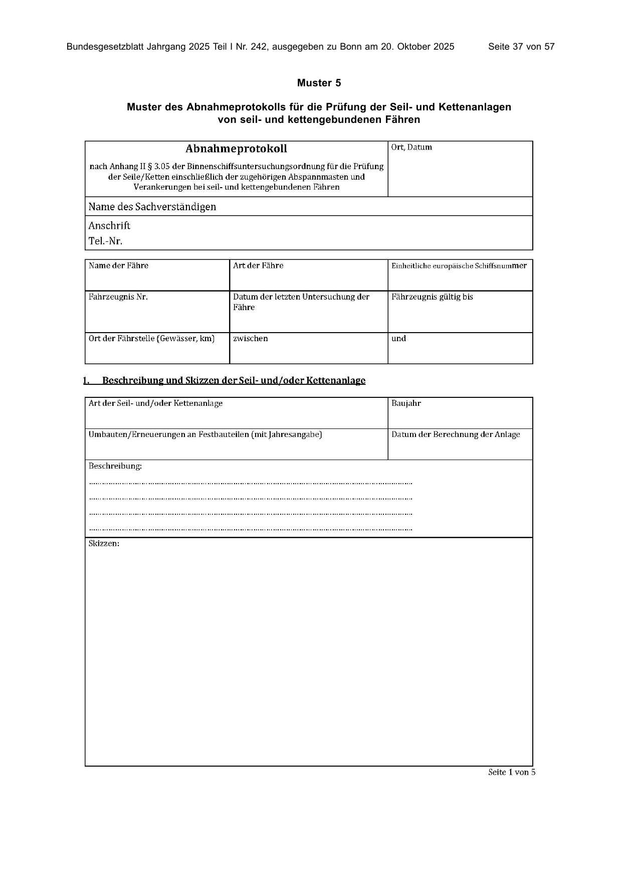 BGBl. 2025, Seite 37 — Originalseite als Abbildung