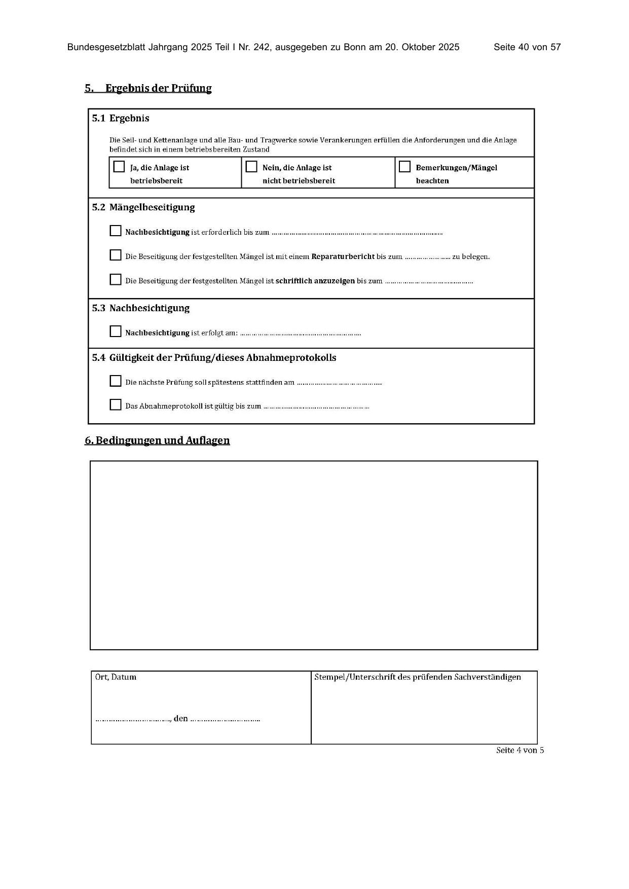 BGBl. 2025, Seite 40 — Originalseite als Abbildung